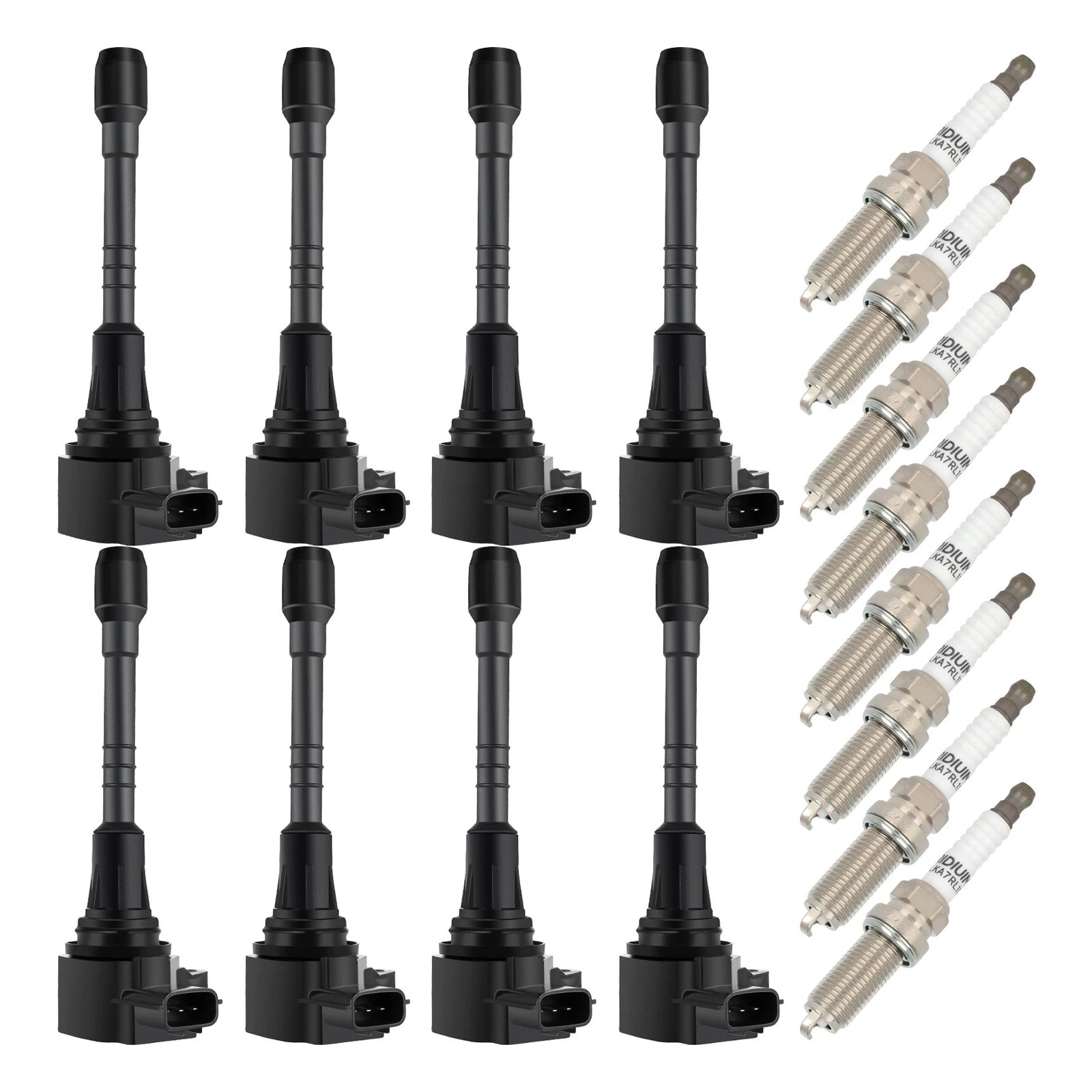 Kit de bobine d'allumage et de bougie d'allumage UF650, côté conducteur, pour Infiniti QX80 V8 5.6L (2014-2017)