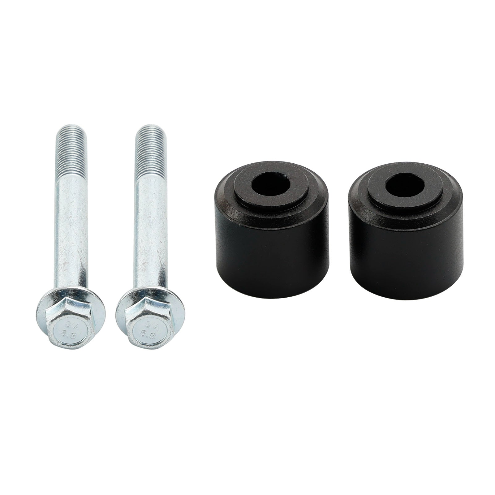 Abrazaderas de manillar H=25 mm negras para Bobber Speedmaster Bonneville T100 T120
