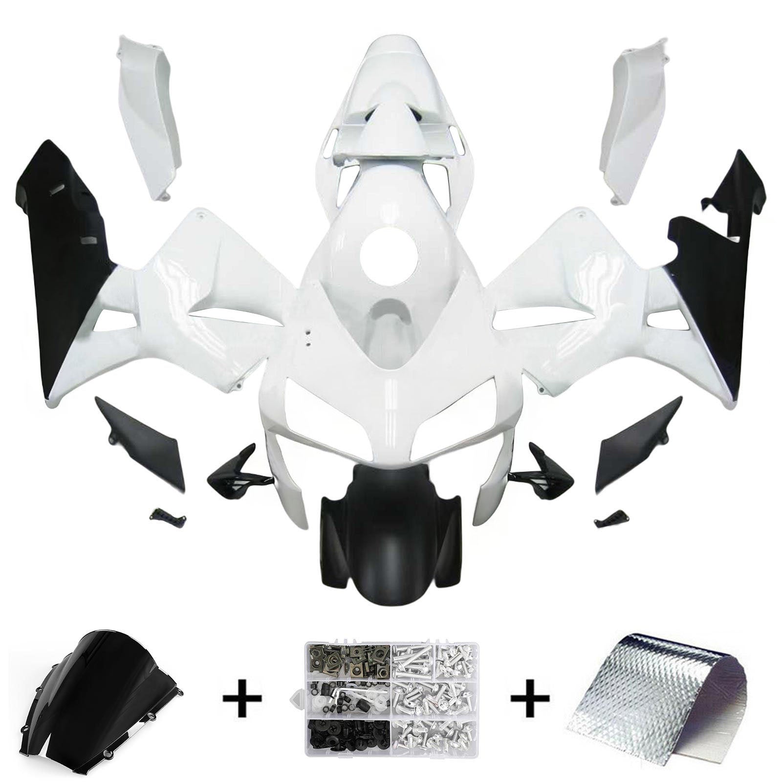 Kit de carénage par injection, carrosserie en plastique ABS pour Honda CBR600RR 2003-2004 F5