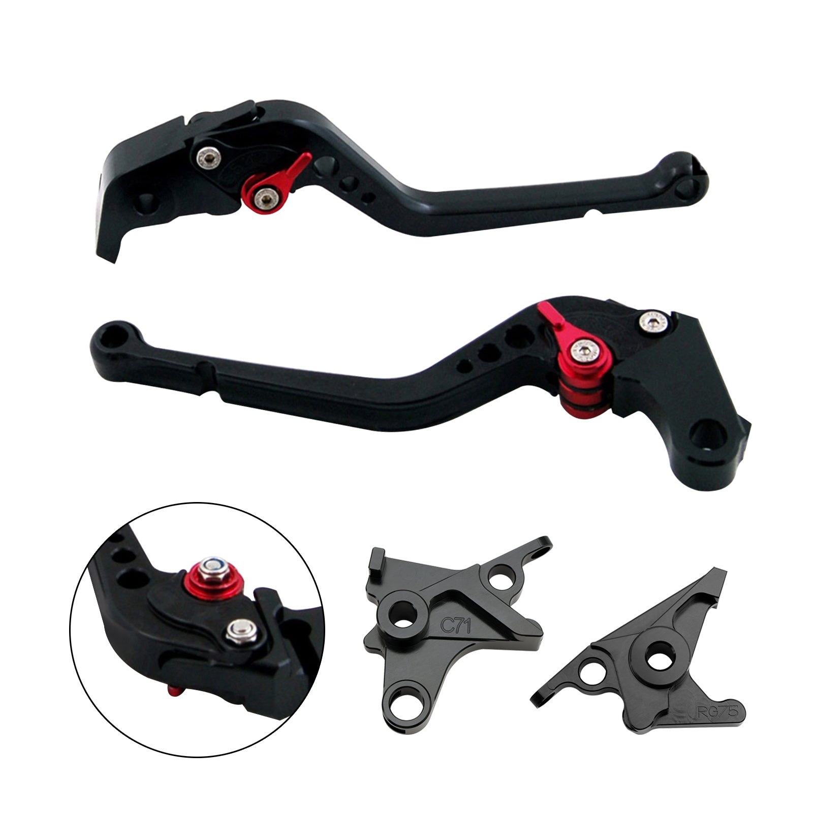 Levier de frein et d'embrayage long pour BMW R NINE T / PURE / RACER 2017-2023