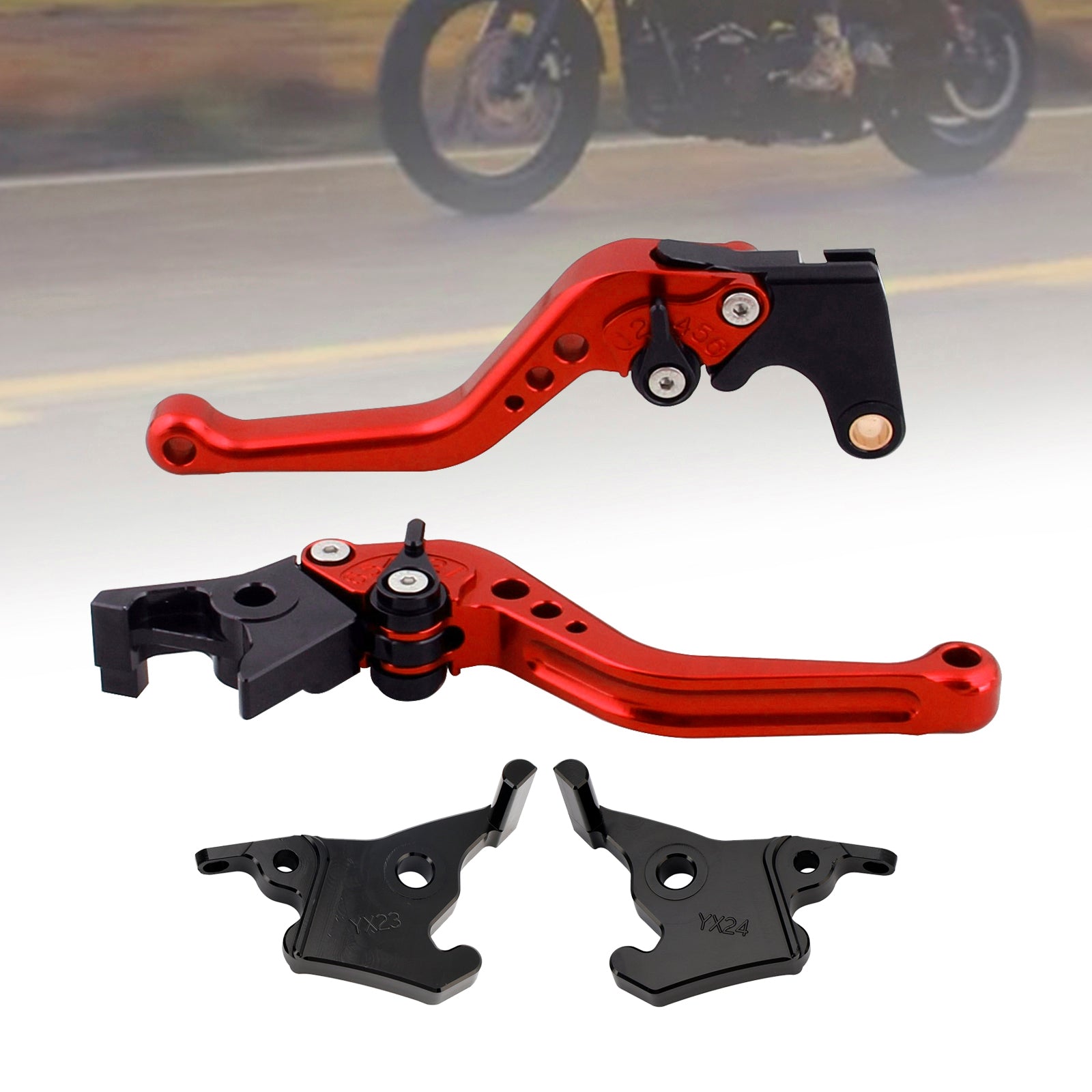 Levier de frein et d'embrayage court neuf pour YAMAHA XMAX 300 (2023-2025)