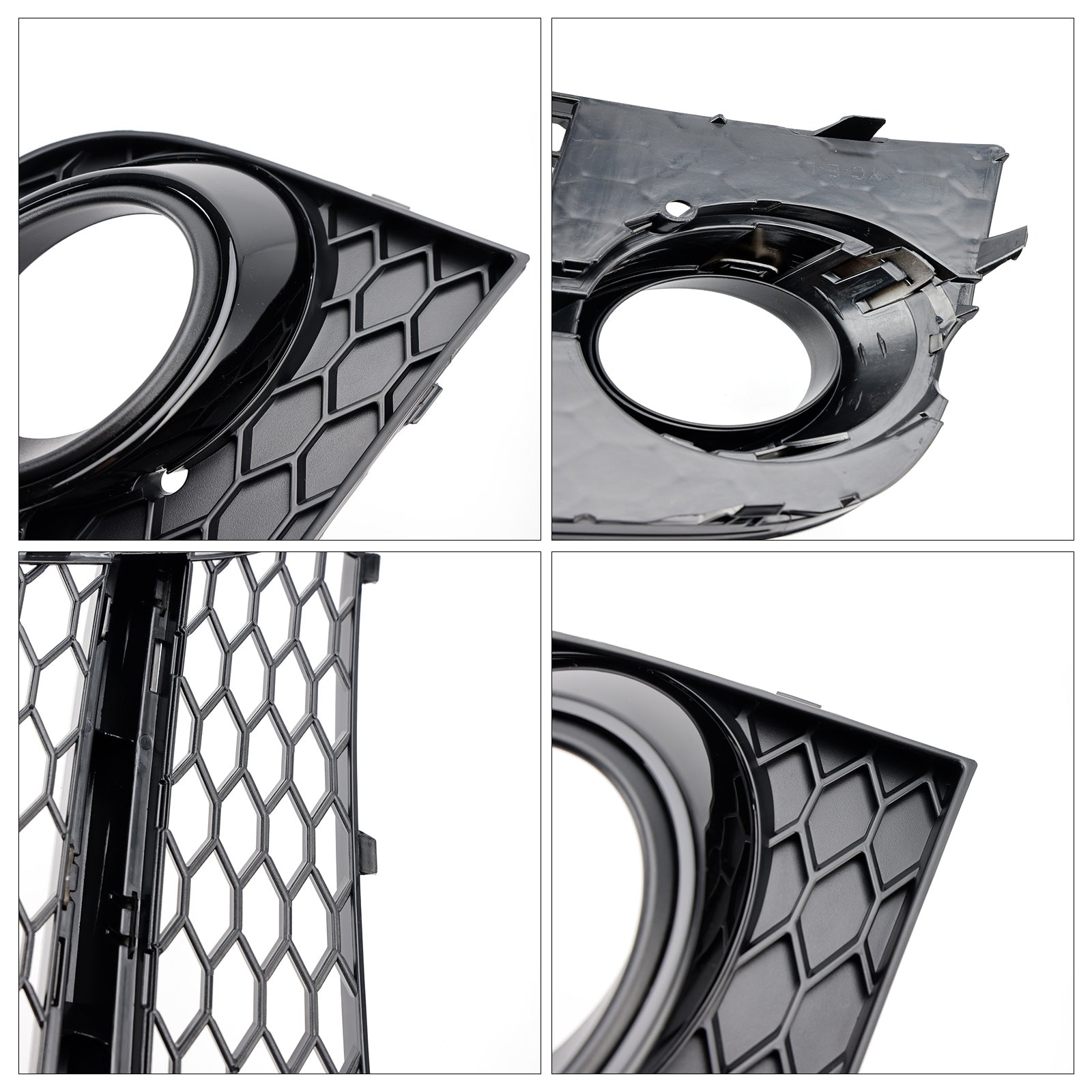 Grille de phare antibrouillard en nid d'abeille pour pare-chocs avant Audi TT MK2 S-Line TTS 2011-2014