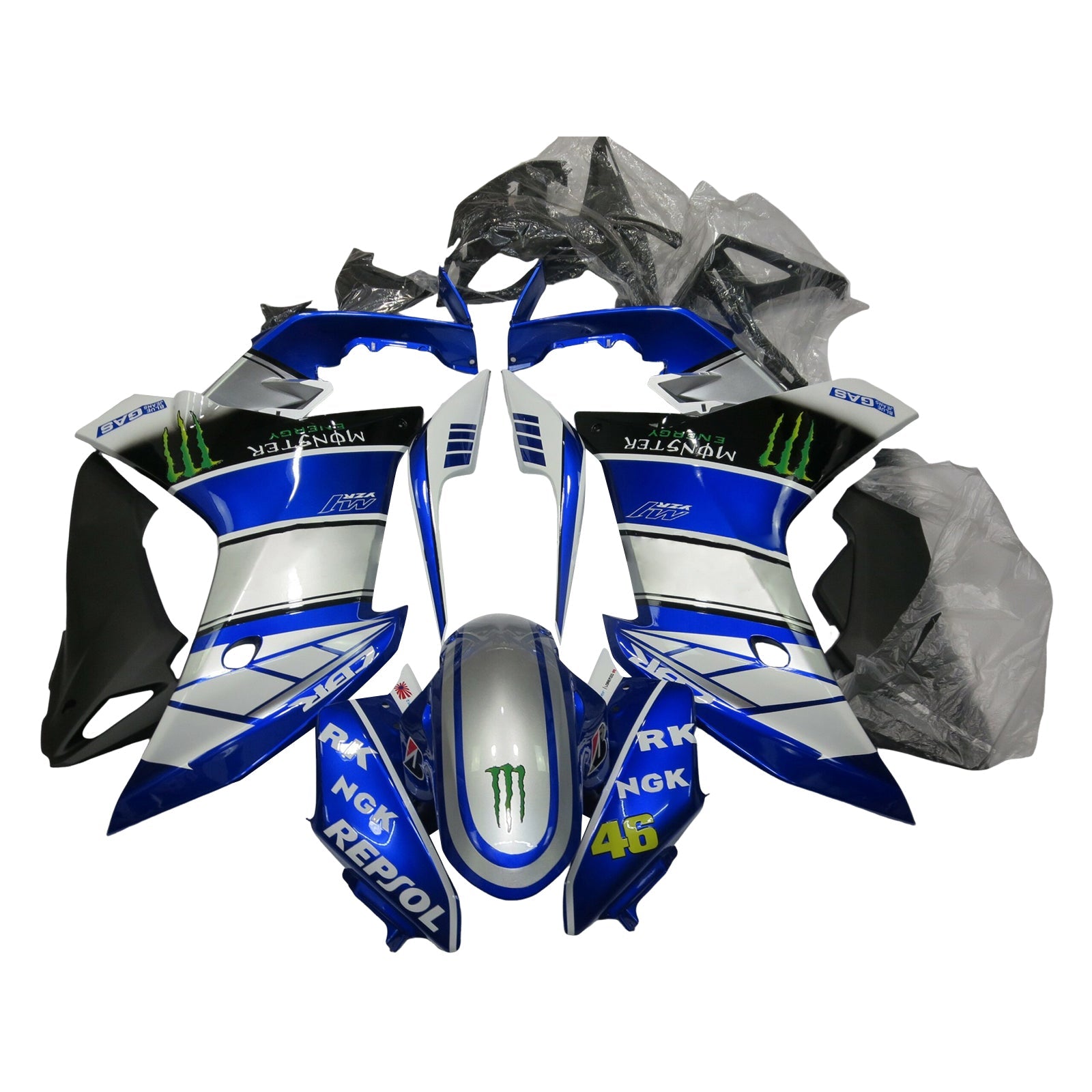 Kit van een tekort geïnjecteerd in ABS-plastic voor Honda CBR600F 2011-2013