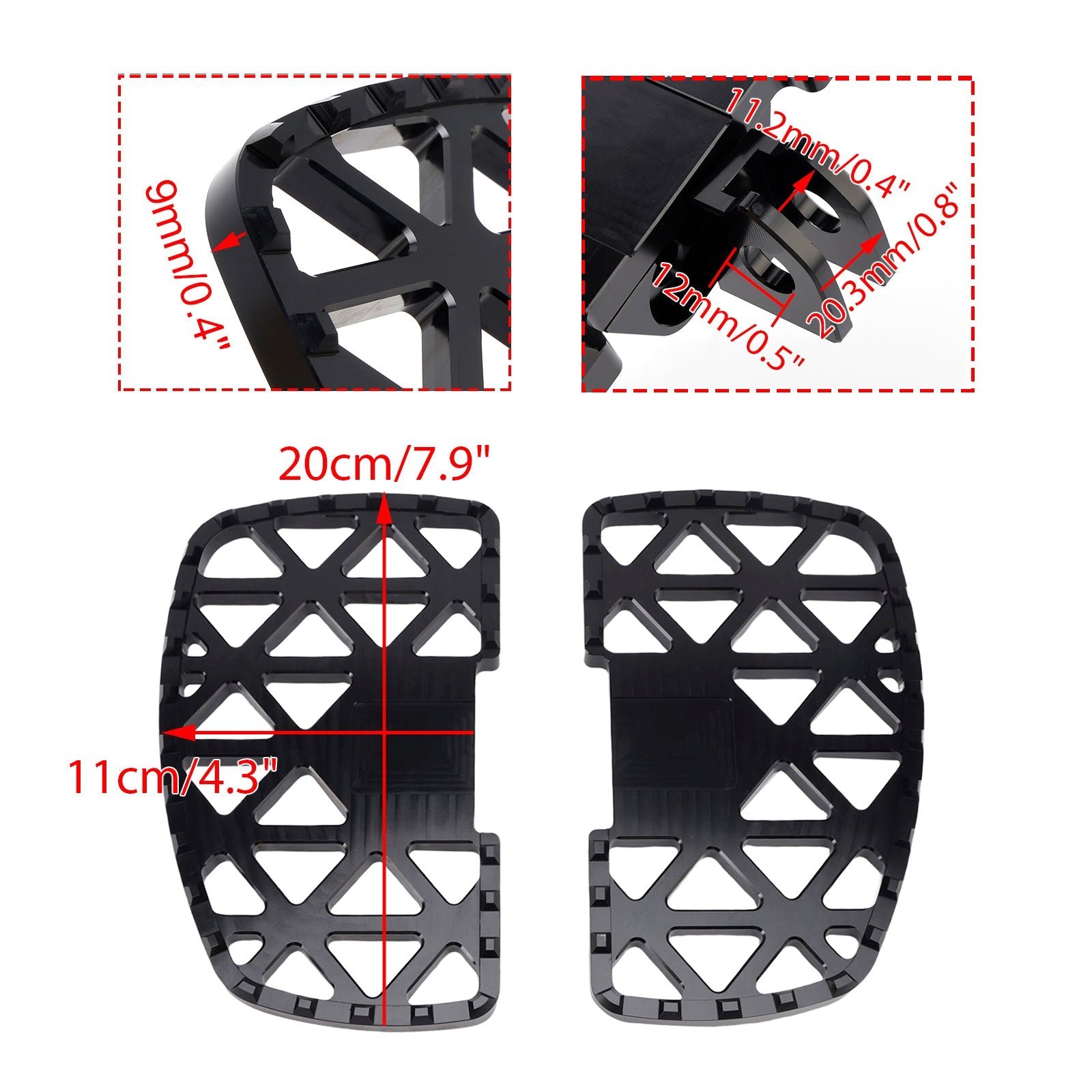 Reposapiés delantero para Kawasaki Vulcan S 650/Cafe 2018-2025