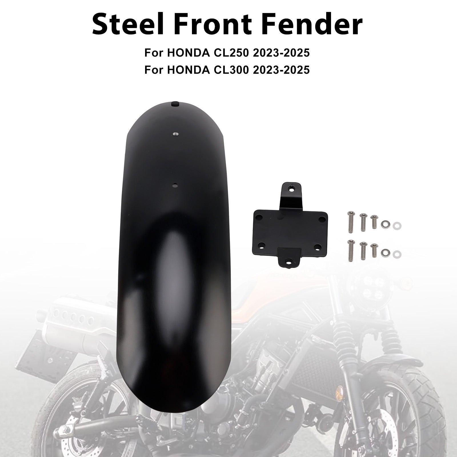 Garde-boue avant en acier pour HONDA CL250 CL300 CL500 SCL500 2023-2025