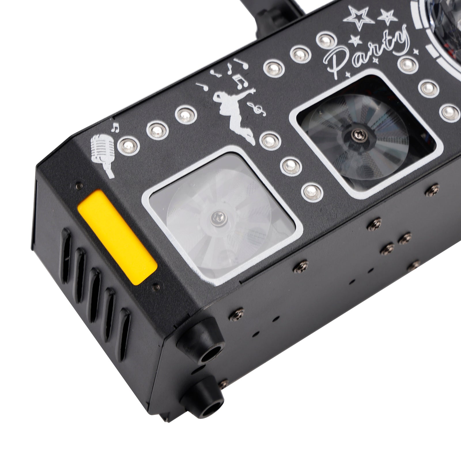 Projecteur laser magique 5 en 1 à 96 images avec stroboscope UV et télécommande