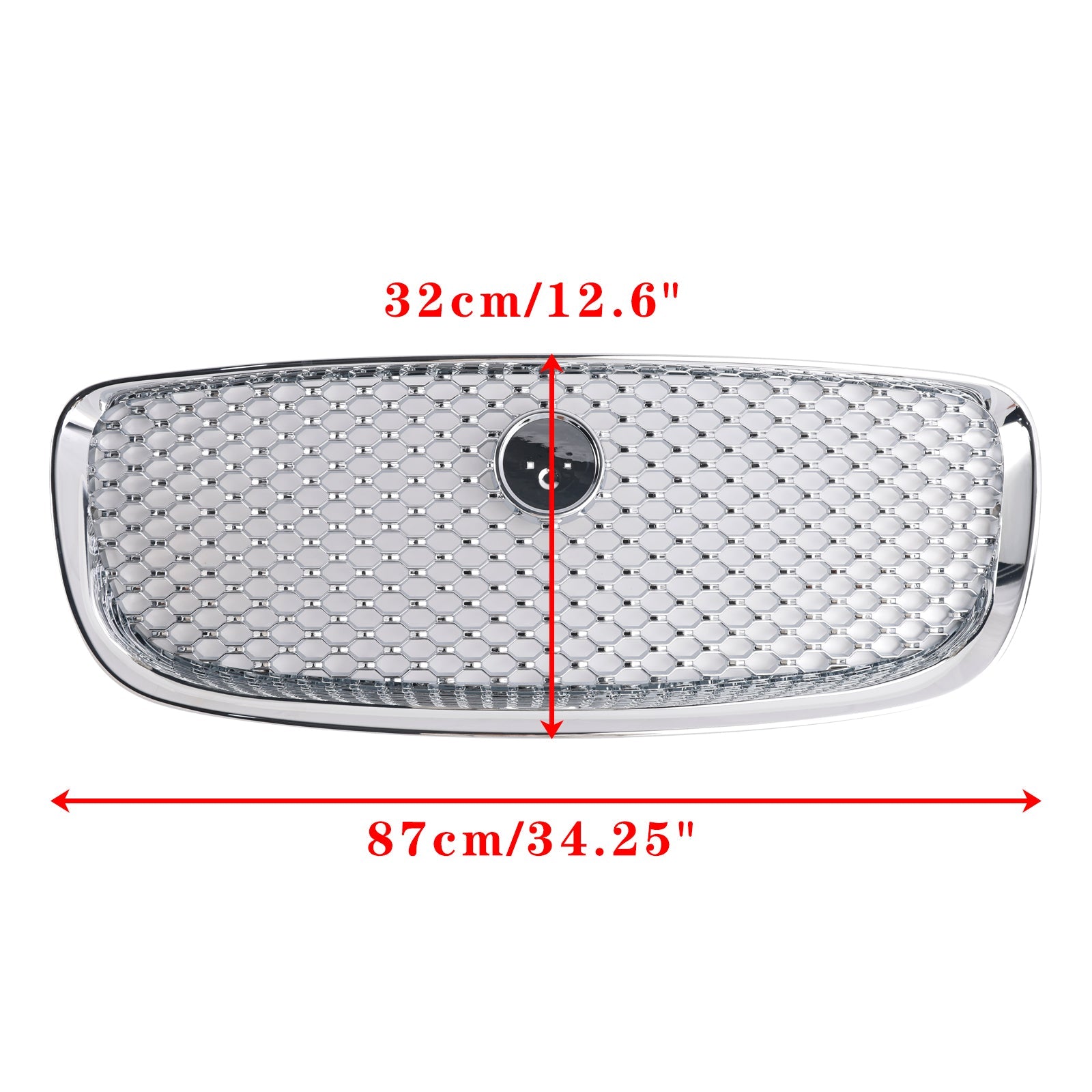 Grille de pare-chocs avant chromée pour Jaguar F-PACE X761 2016-2020