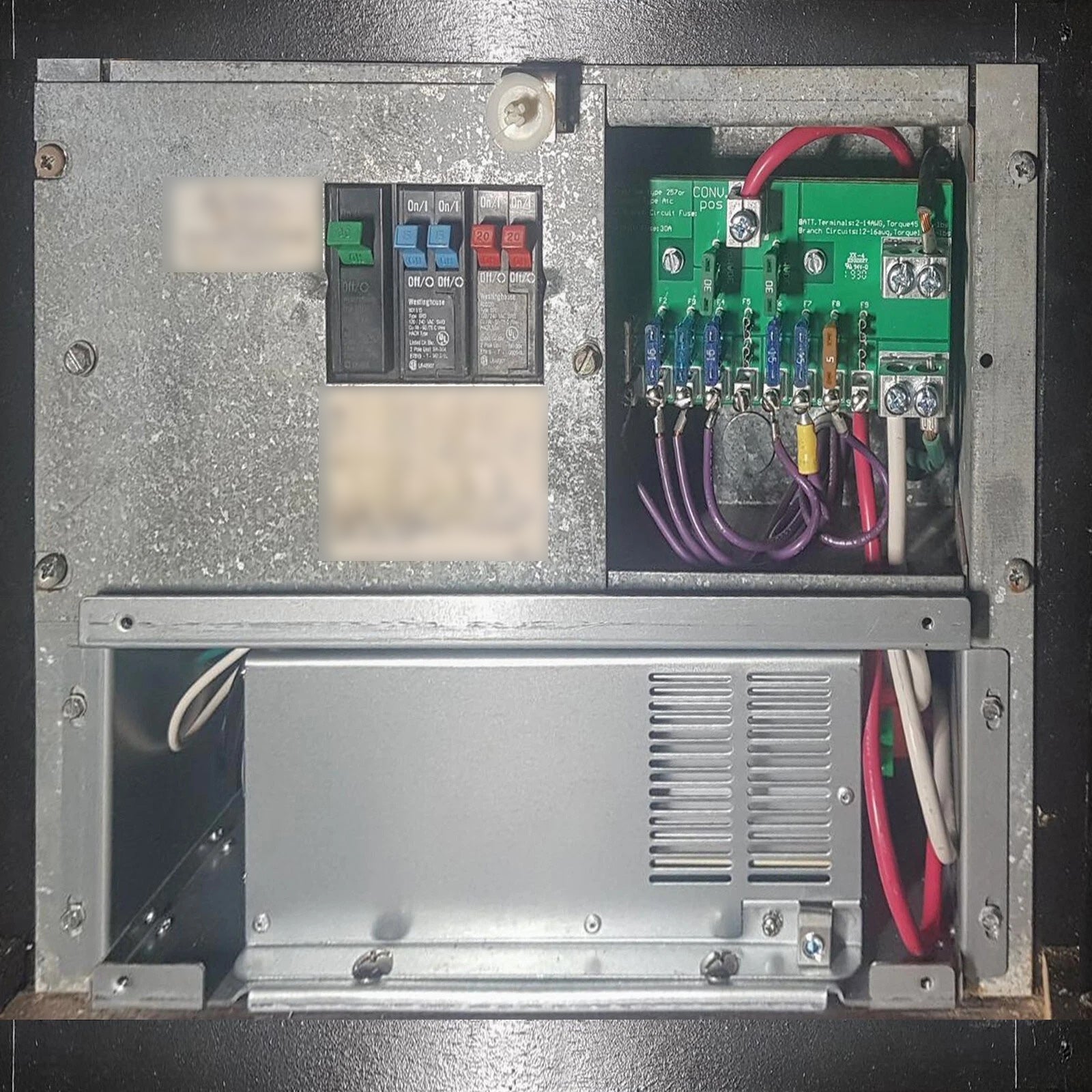 Chargeur convertisseur WF-9875, sortie CC 75 A, montage sur pont