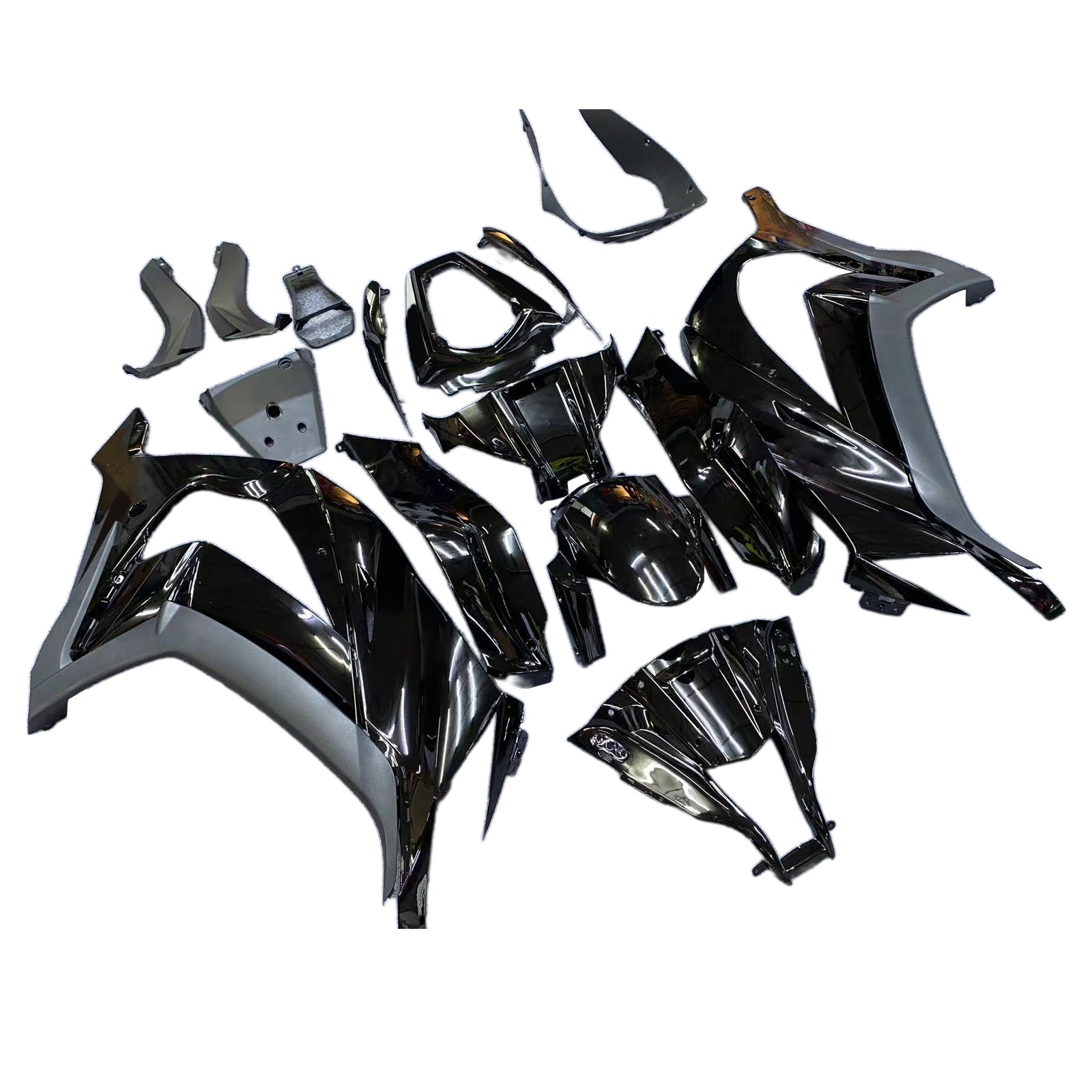 Kit de carénage par injection, carrosserie en plastique ABS, compatible avec la Kawasaki ZX10R 2011-2015