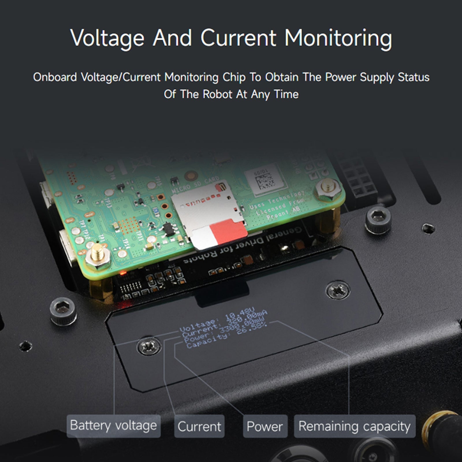 Carte de pilote universelle pour robot ESP32-WROOM-32 Carte de développement multifonction