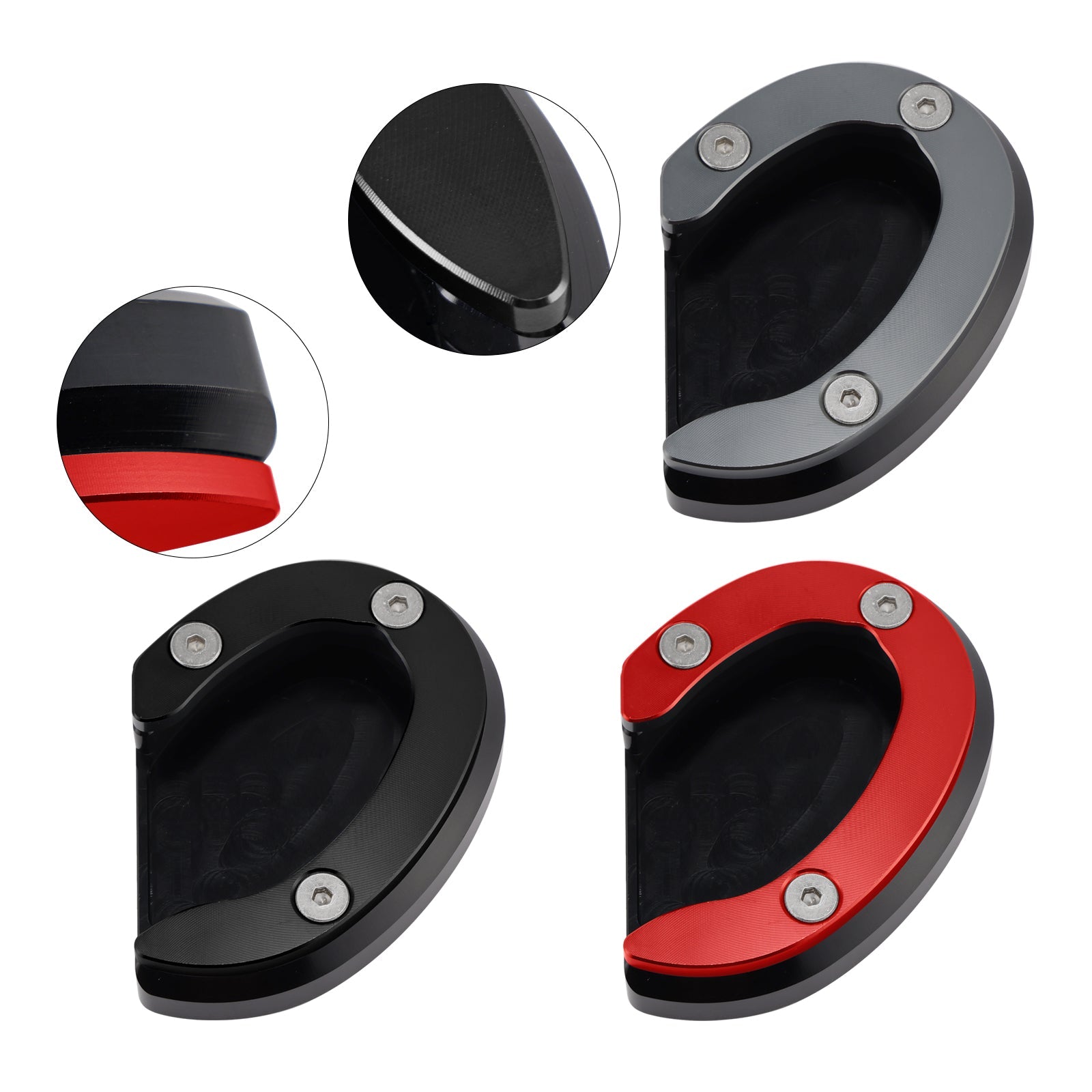 Plaque d&#39;agrandissement de béquille pour Bonneville Bobber T100 T120 2018-2020