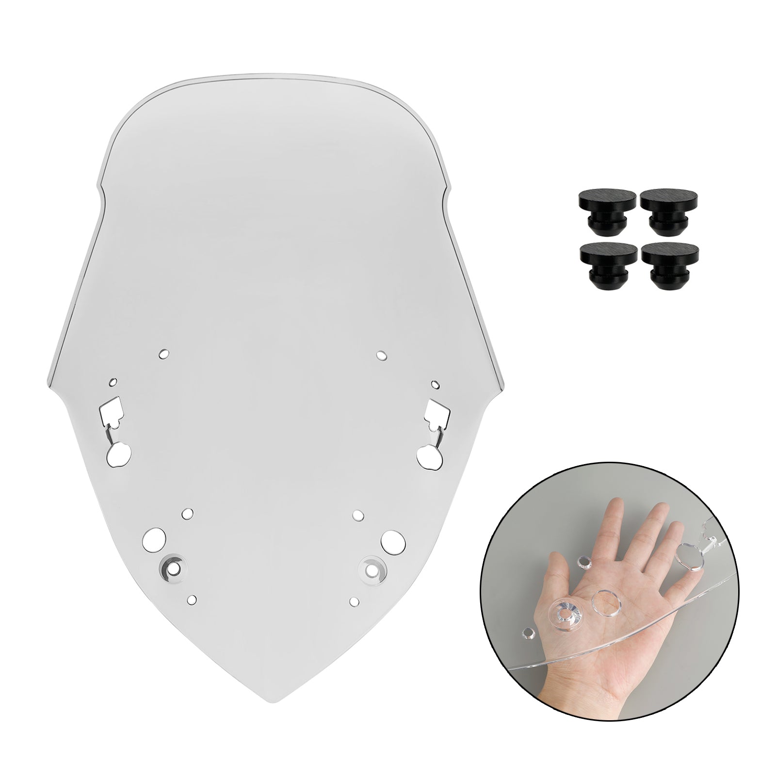 ABS Plastic Zapisz przednią szybę dla Yamaha X-Max 300 2017-2022