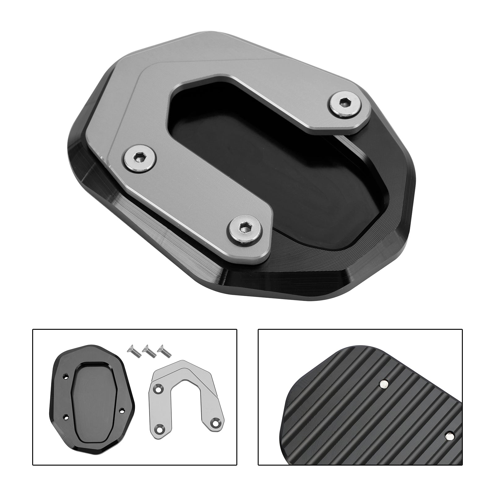 Agrandir Béquille Latérale Extension Plaque pour Ducati Scrambler 800/1100 15-20