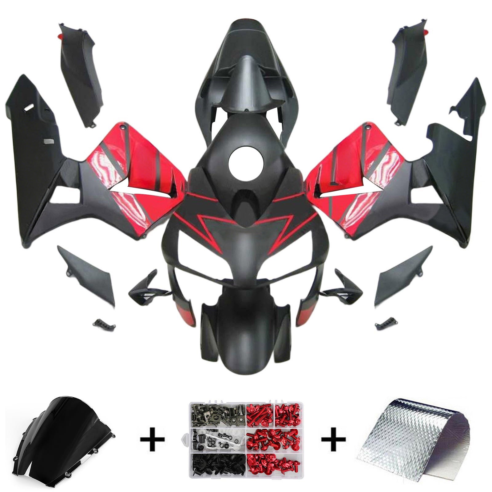 Kit de carénage par injection, carrosserie en plastique ABS pour Honda CBR600RR 2003-2004 F5
