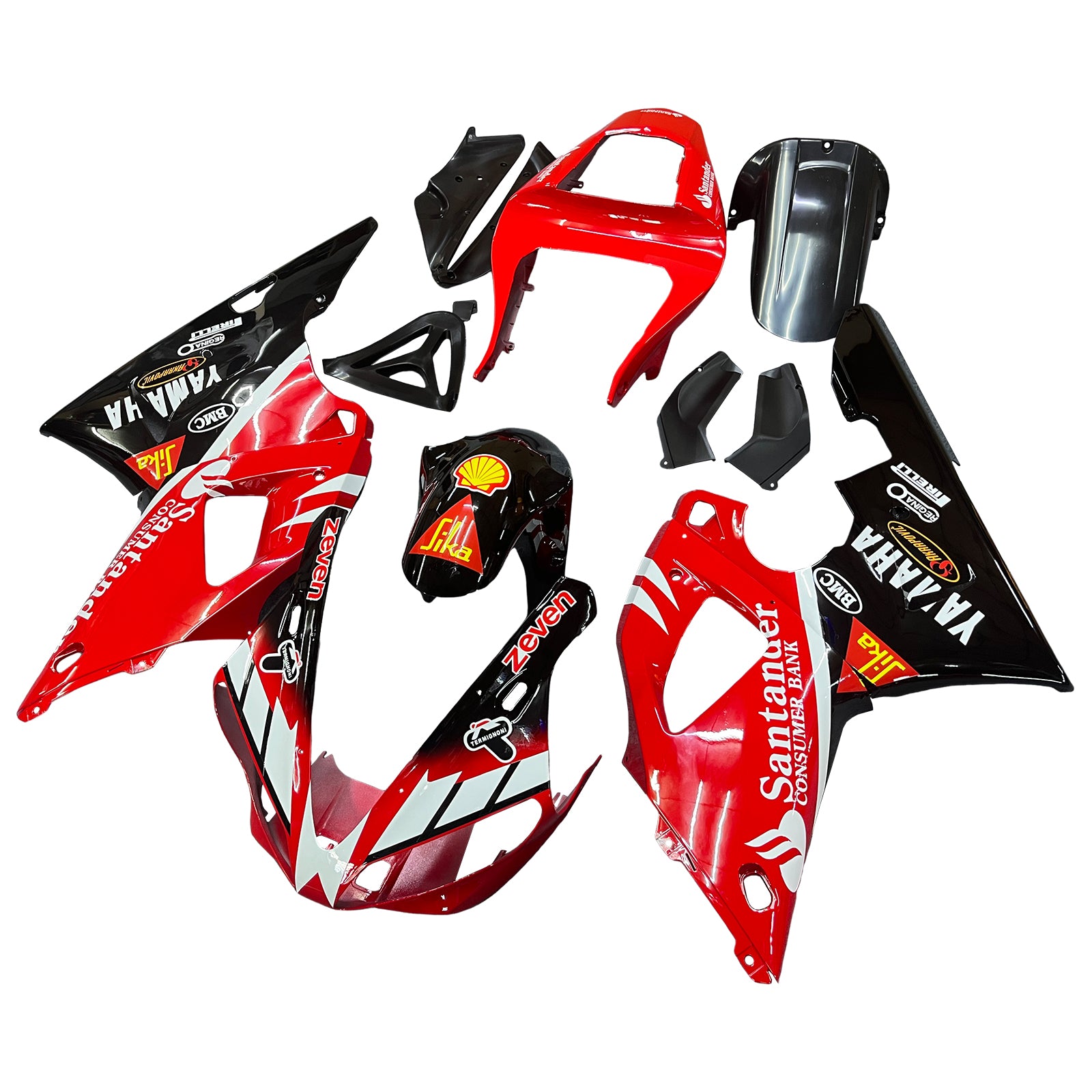 Injection Fairing Kit Bodywork Plastic ABS fit For Yamaha YZF 1000 R1 2000-2001