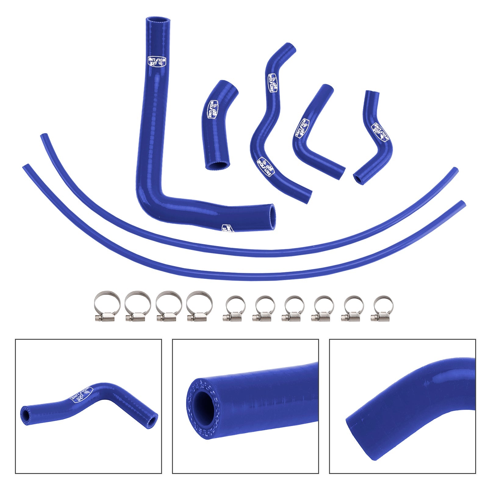 Durite de refroidissement en silicone pour radiateur Suzuki GSX-8S 2023-2025