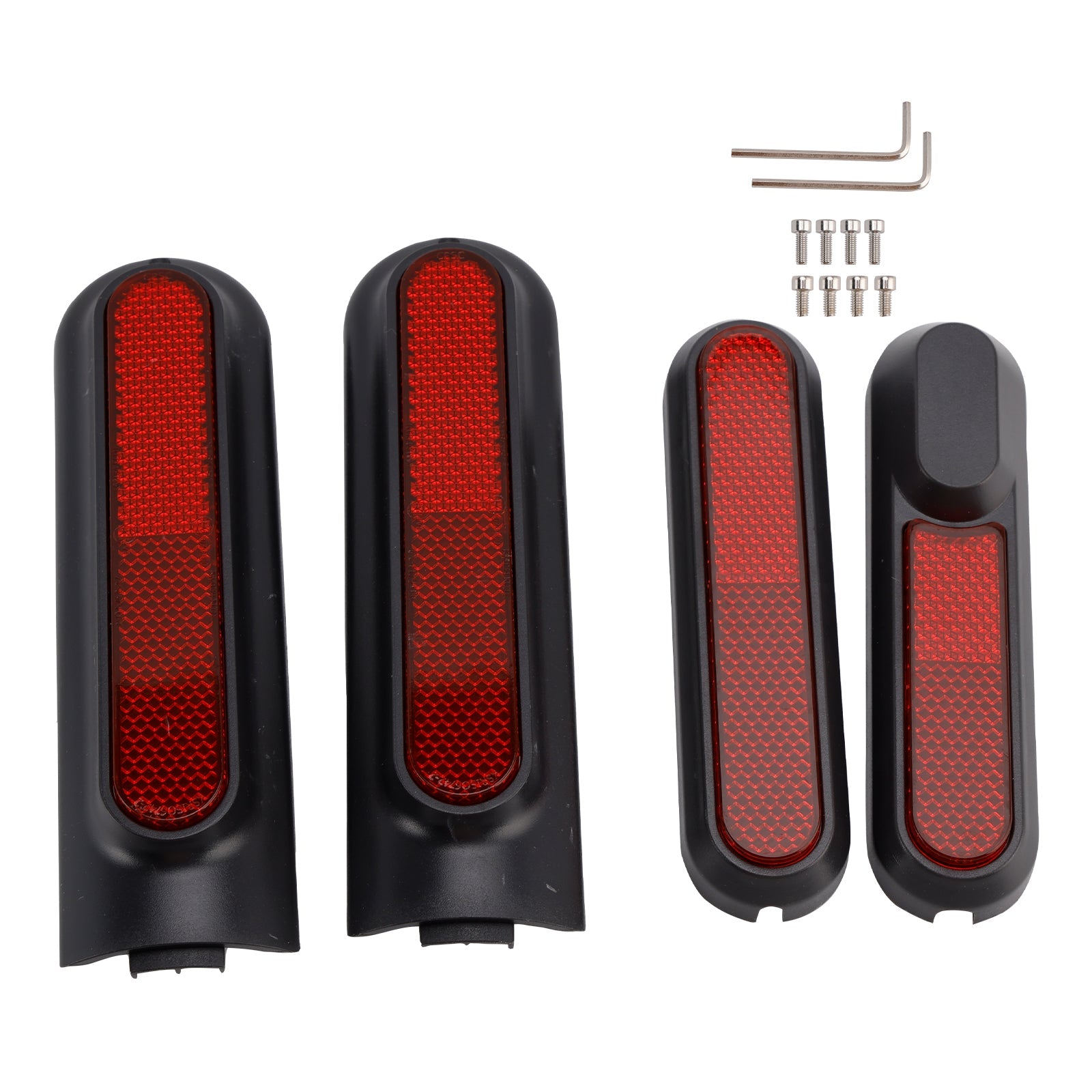 Zestaw 4 bocznych osłon dla skutera Xiaomi 4 (1. generacji) z tylnym odbłyśnikiem