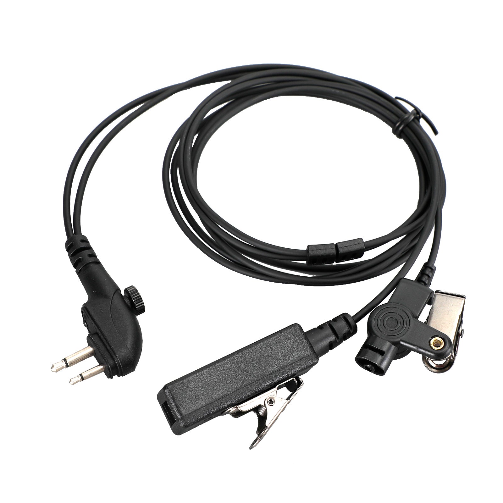 Acoustic Tube PTT Mic Casque pour HYT TC-446S TC-500 TC-500S TC-508 TC-510