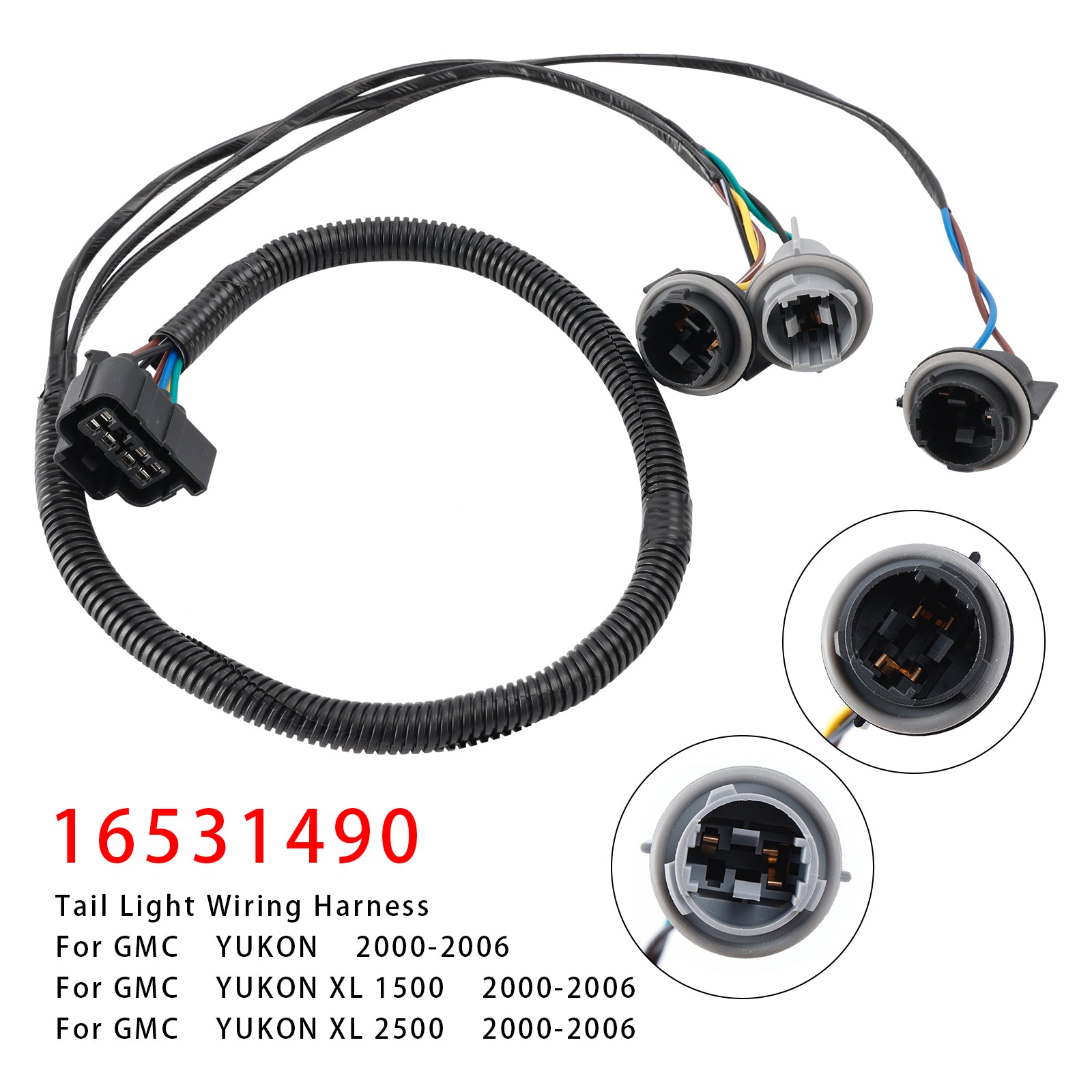 Achterlicht kabelboom 16531490 voor Cadillac Escalade en Chevrolet Suburban 1500