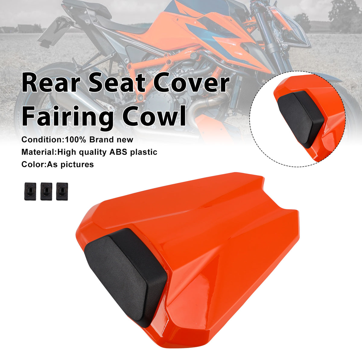 Capot de selle passager arrière pour 1290 Super Duke R 2020-2023