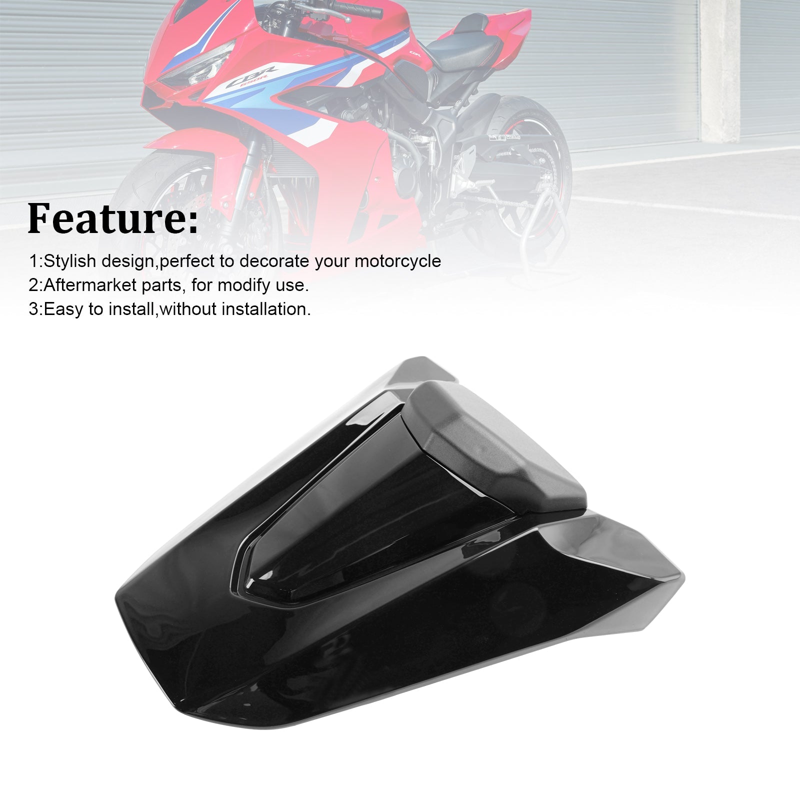 Couvercle de carénage de siège arrière pour Honda CBR650R CB650R 2024-2025