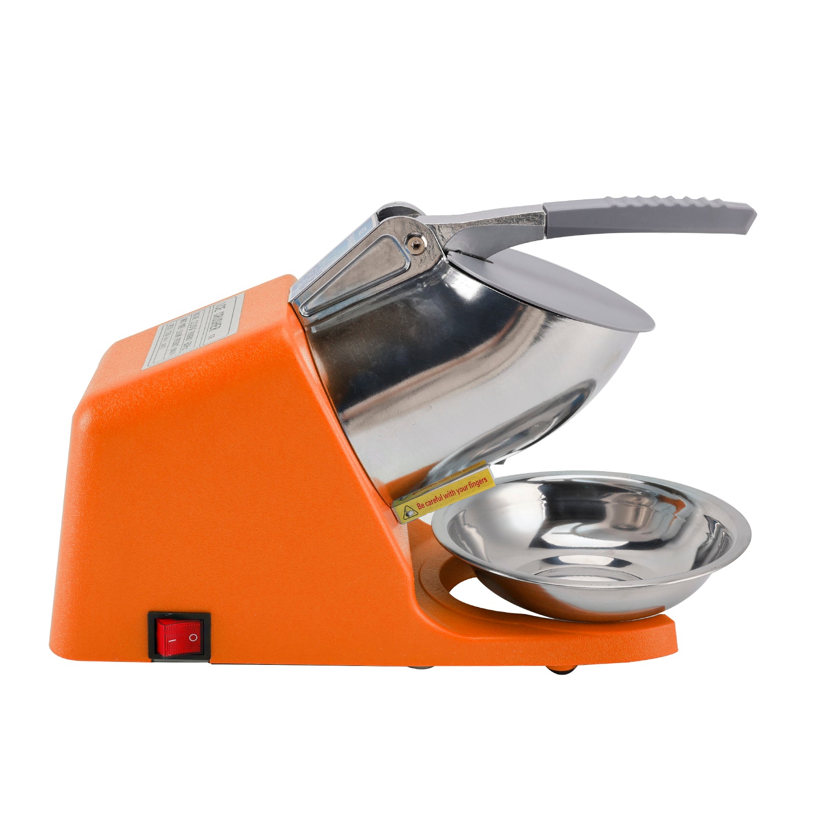 Broyeur à Glace Électrique 500W - Capacité 65 kg/h - Double Lame Aluminium - Prise UE