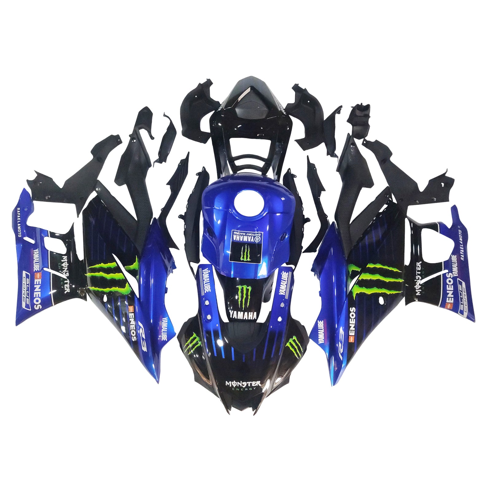 Injectie kuipkit, ABS Plastic carrosserie voor Yamaha YZF R3 R25 2022-2024
