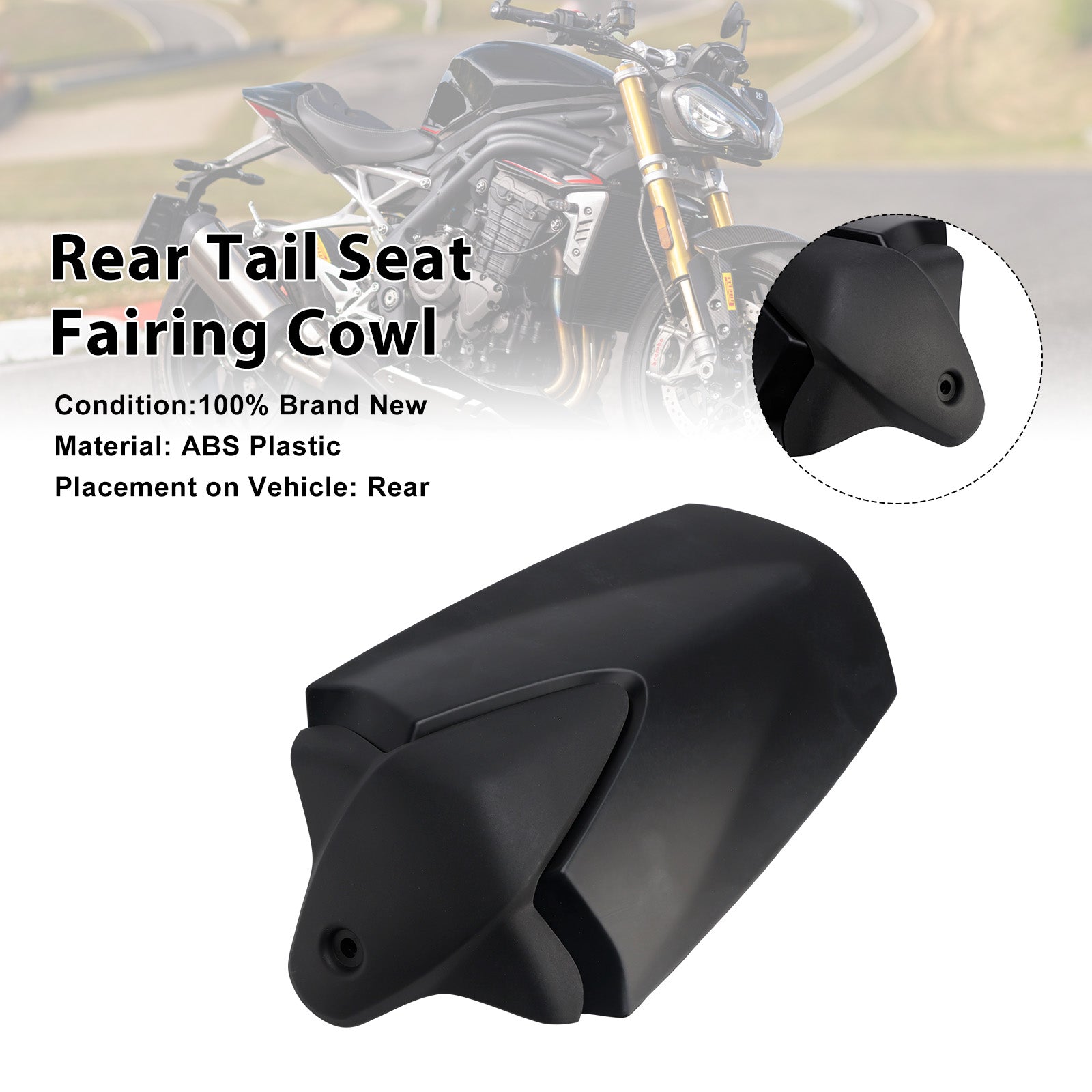 Carénage arrière de selle pour Speed Triple 1200 RS (2021-2024)