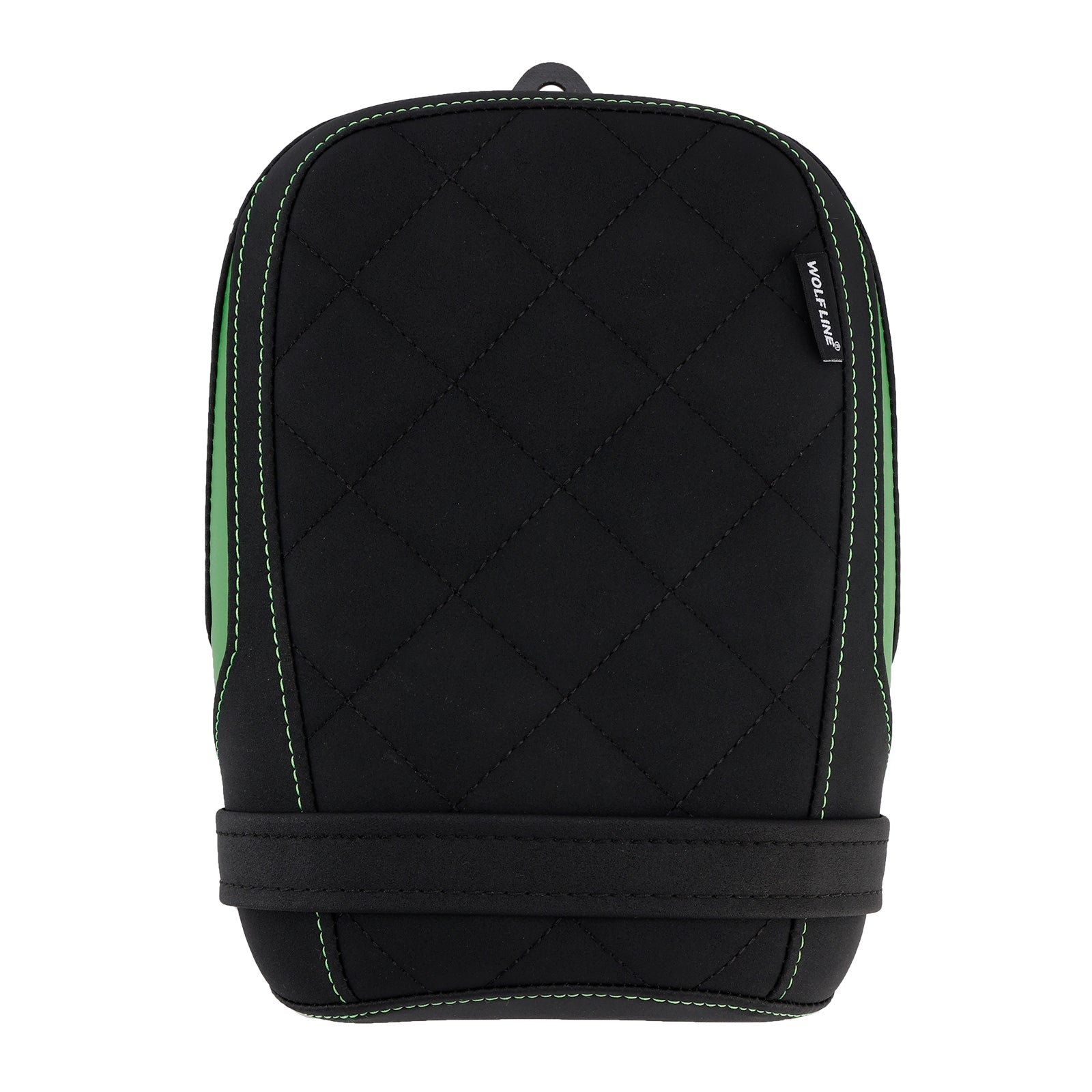 Coussin de selle passager arrière plat en polyuréthane noir pour Kawasaki Eliminator 500 (2024-2025).