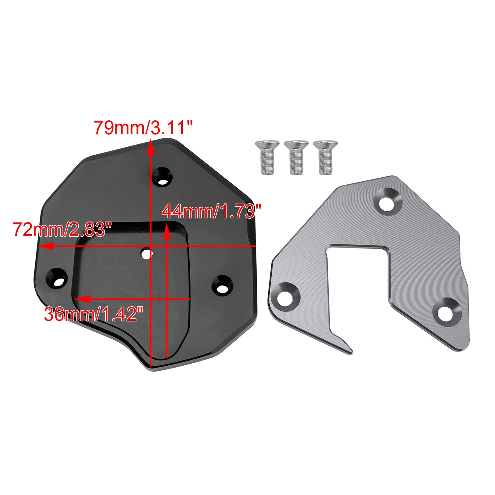 Plaque de protection de béquille latérale pour Suzuki GSXR1300R (2008-2020)