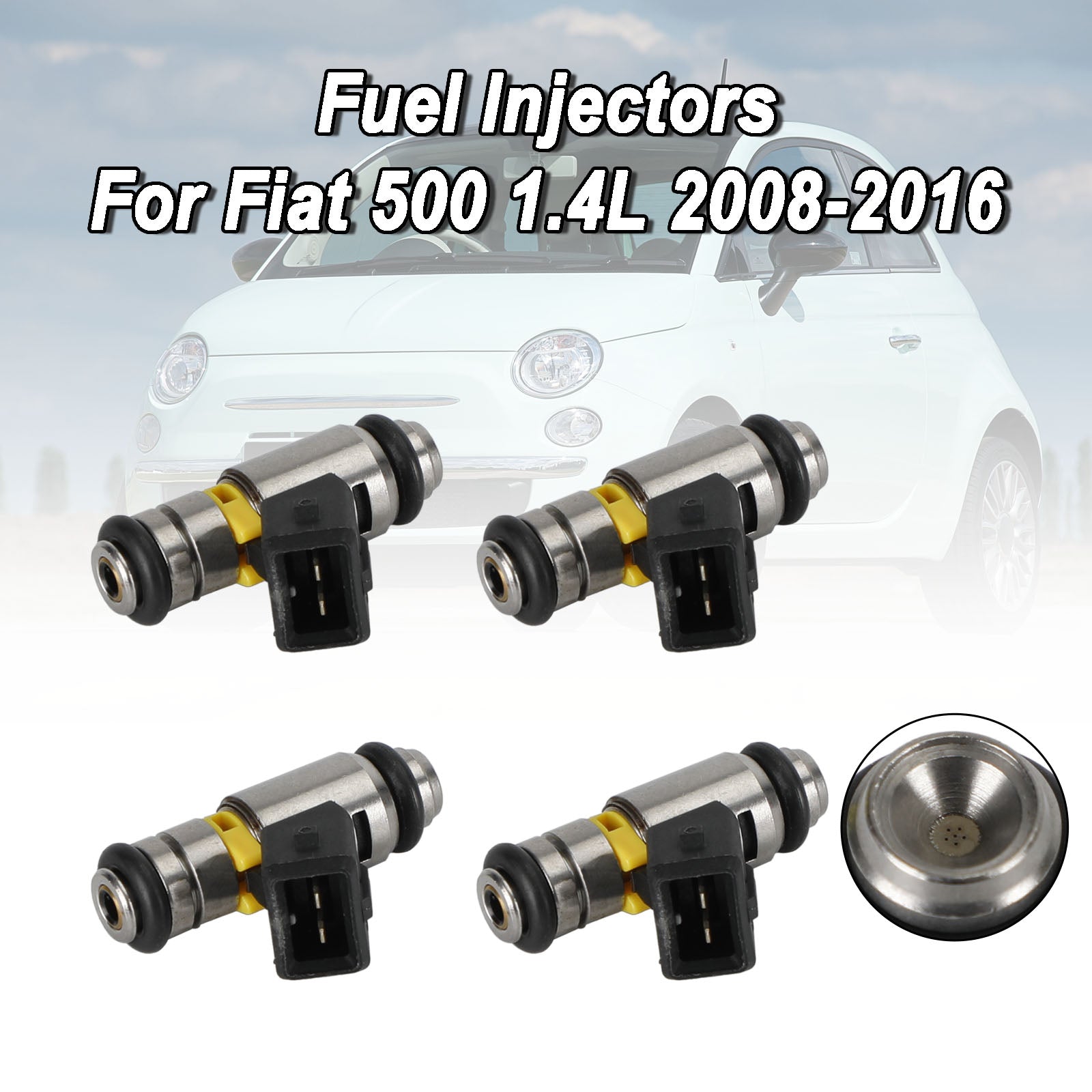 4PCS Fuel Injectors IWP160 pour Fiat Punto 500 Doblo Qubo pour Ford KA