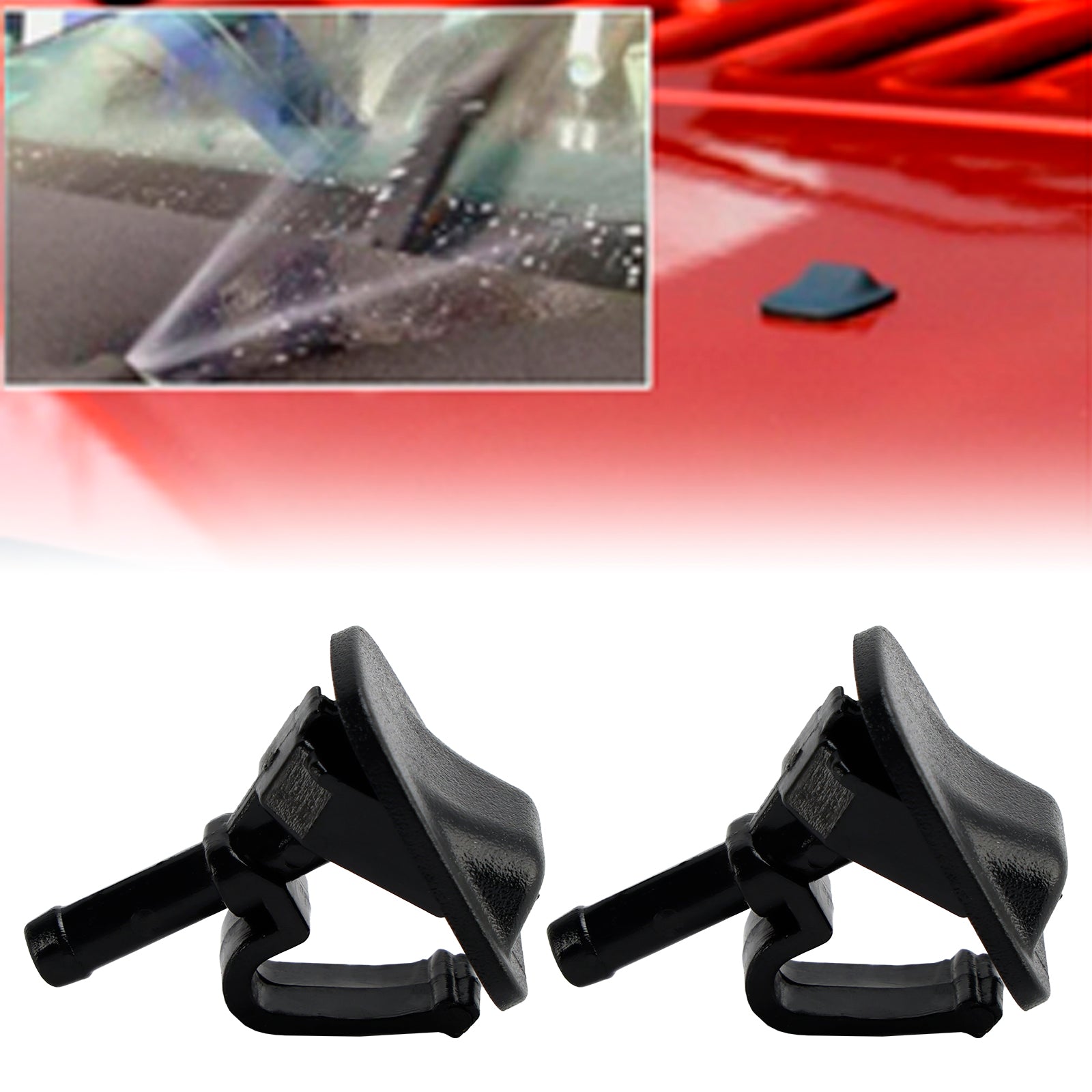 Lot de 2 buses de lave-glace 55156728AB pour Jeep Wrangler JK 2002-2012