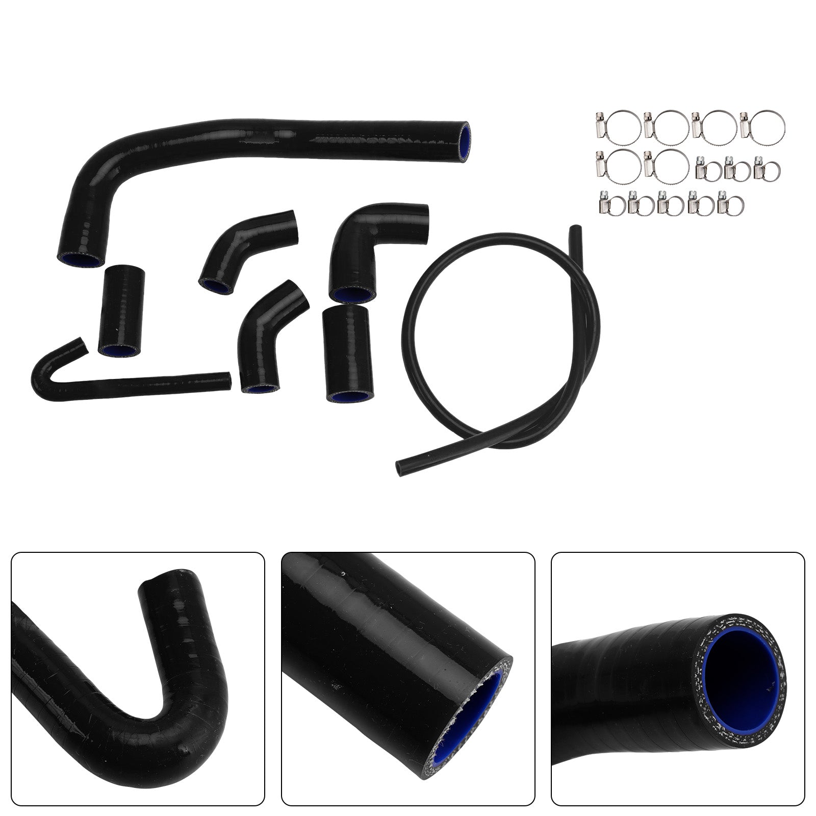 Durite de refroidissement en silicone pour radiateur Ducati Streetfighter V4 V4S (2020-2025)