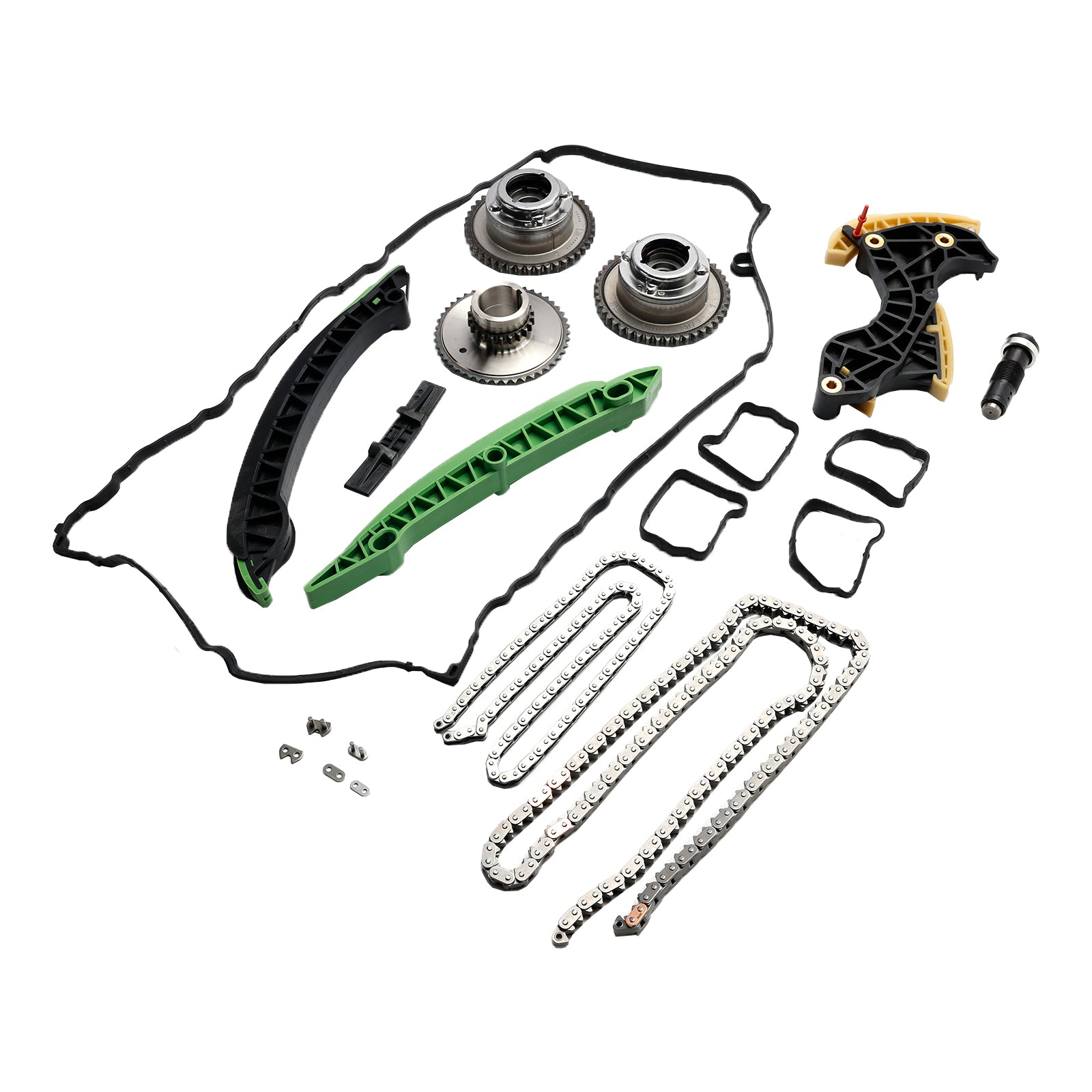 Timing Chain Kit w/ Tensioner & Camshaft Gears pour Mercedes W204 W212 C250 E250