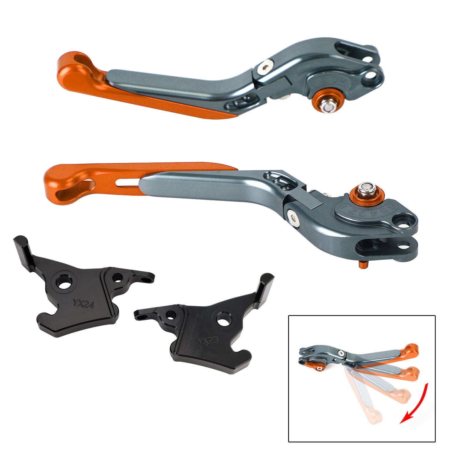 Verstelbare remkoppelingshendel compatibel met YAMAHA XMAX 300 2023-2025