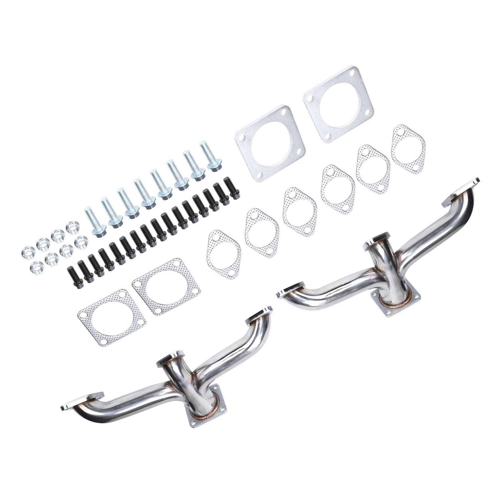 Échappement Header Shorty pour Pickup Ford Flathead V8 1932-1953 - Acier Inox