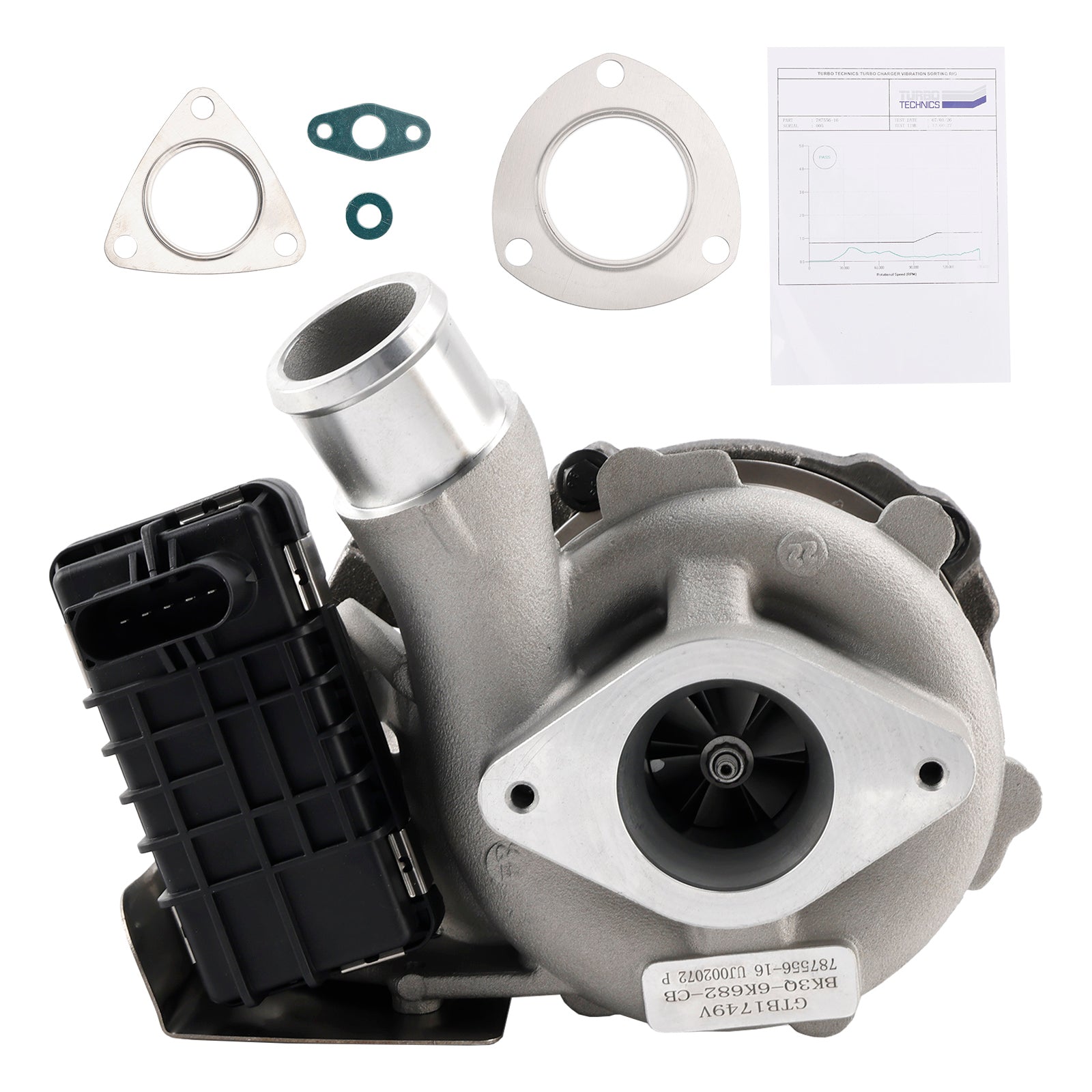 Turbocompressor voor Ford-Boswachter 2.2 TDCI 2010 787556-0016 BK3Q-6K682-CB