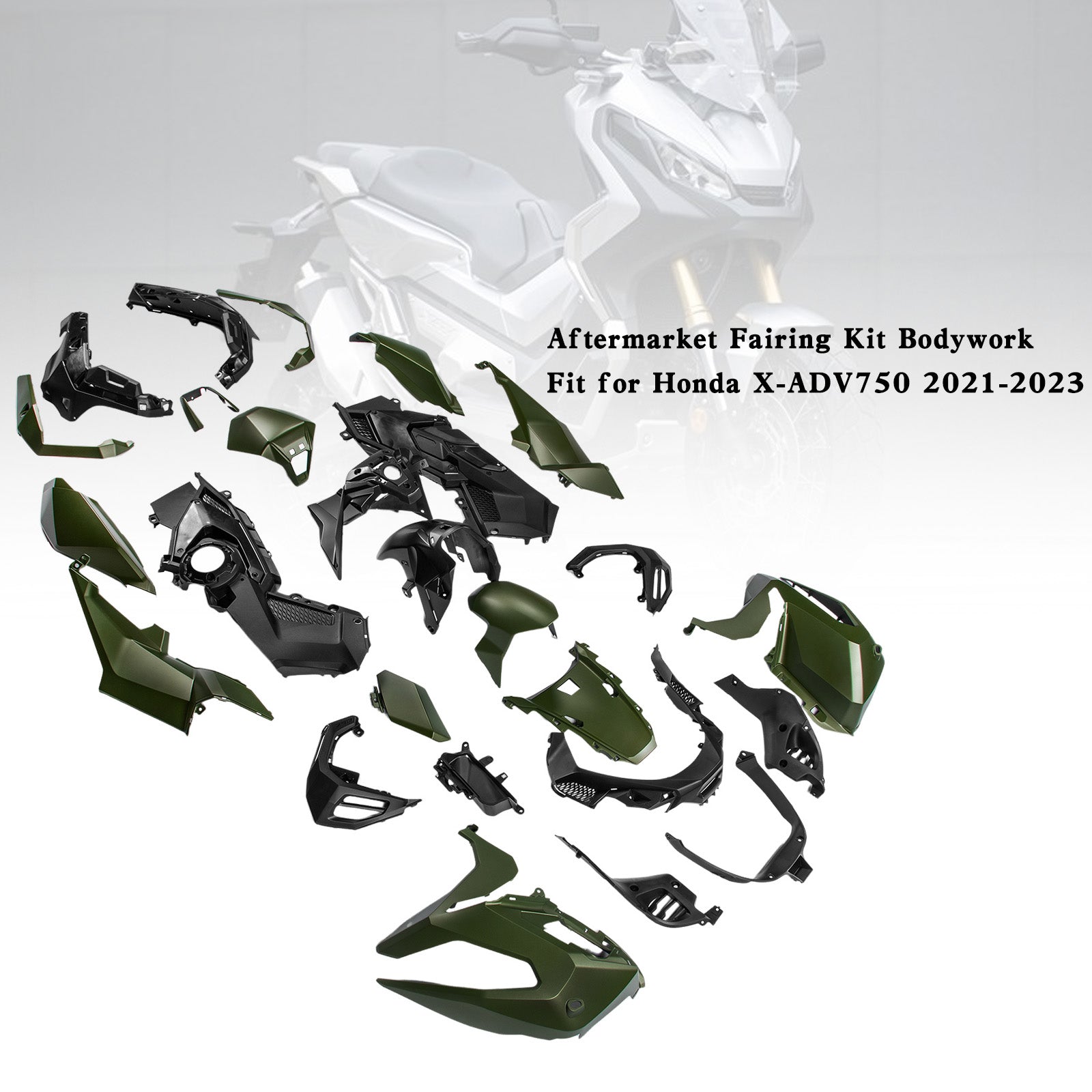 Carrosserie de carénage de moulage par injection pour Honda X-ADV 750 XADV750 2021-2023 09#
