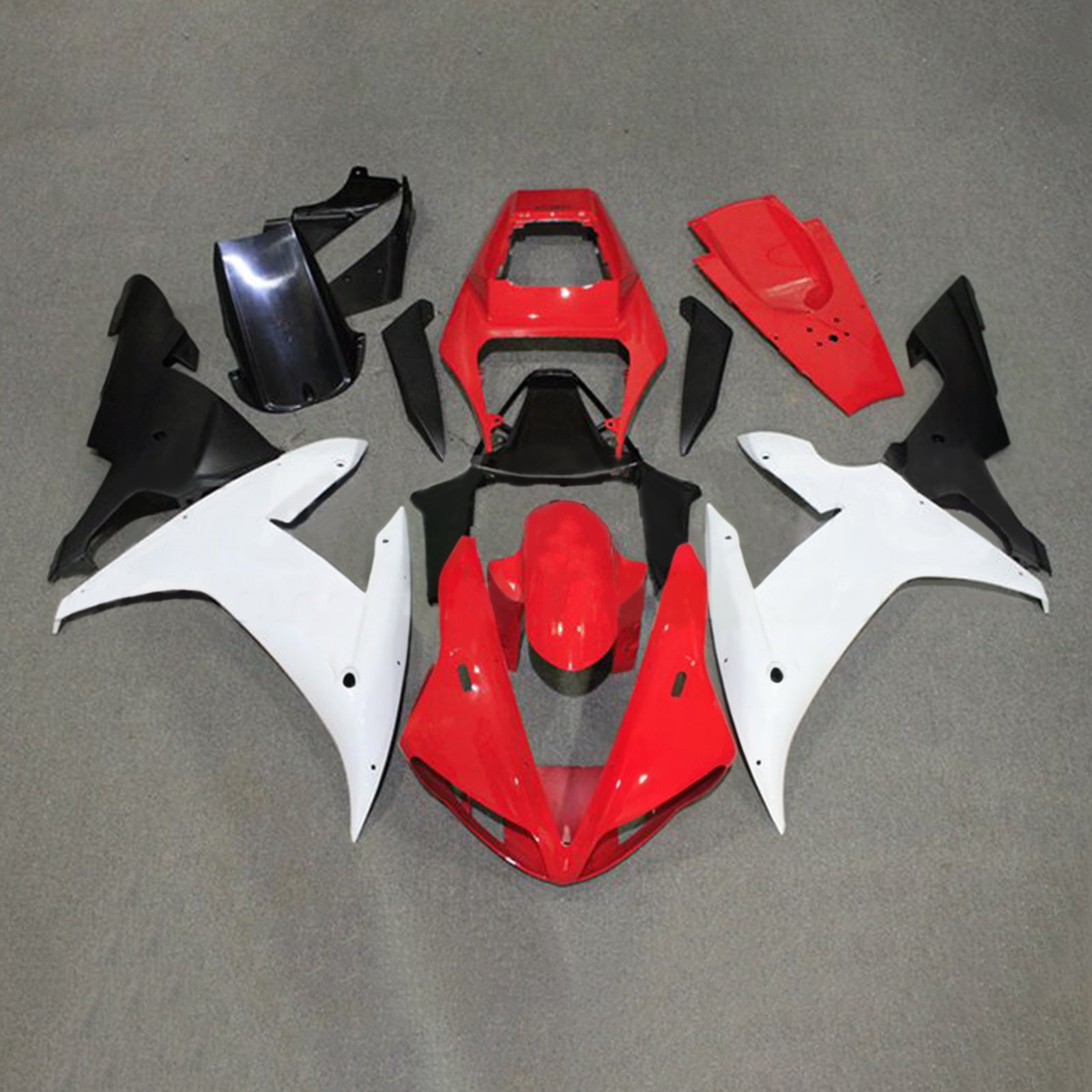 Kit de carénage en plastique ABS injecté compatible avec Yamaha YZF-R1 2002-2003