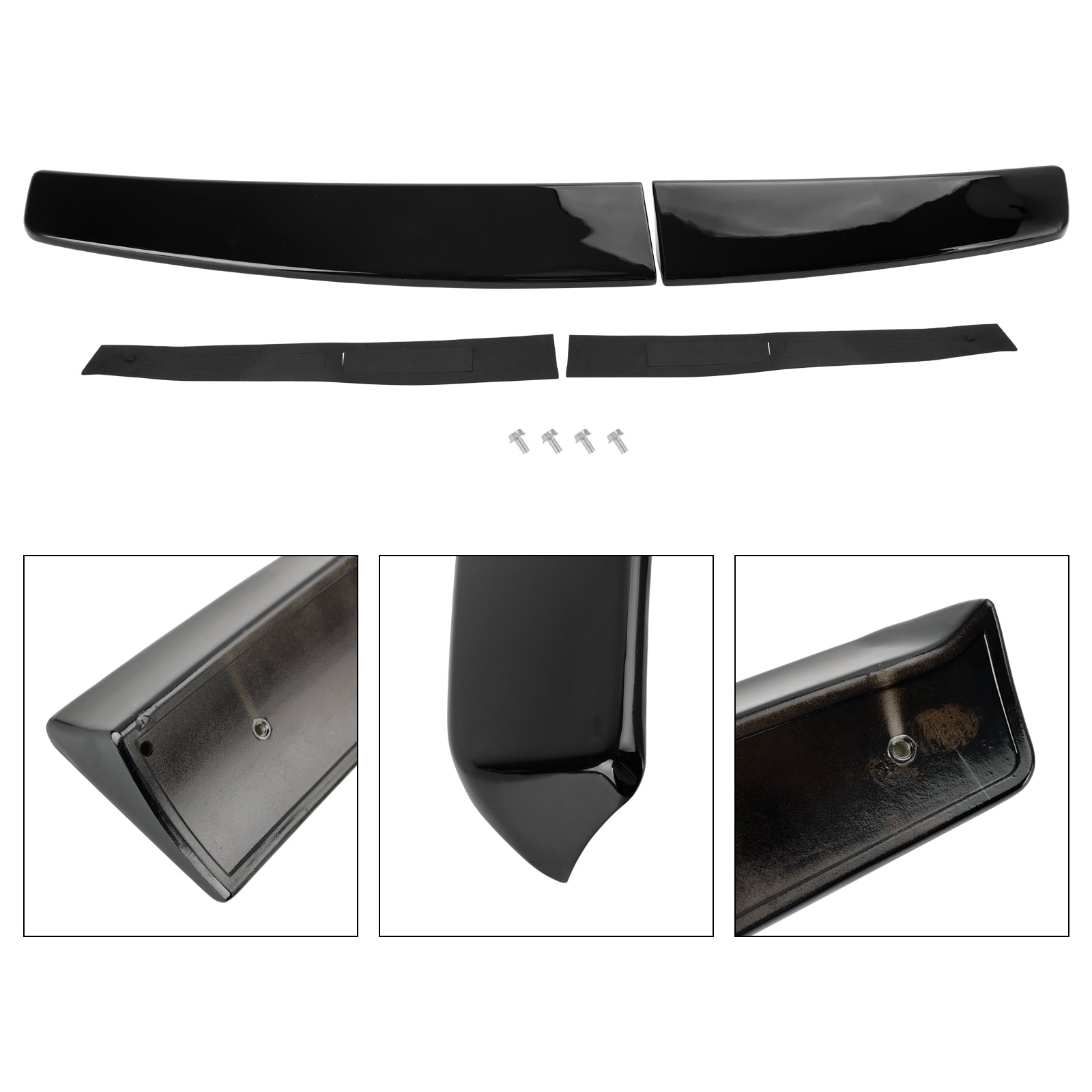 Gloss Black Rear Twin Barn Door Trunk Spoiler Pour VW Caddy Maxi 2005-2018