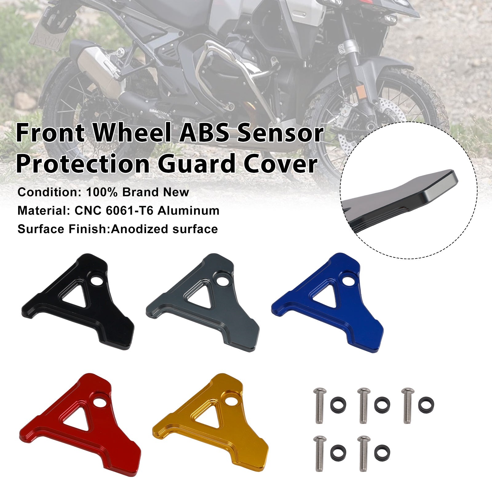 Protection du capteur ABS de roue avant pour BMW R1300GS / ADV 2023-2025