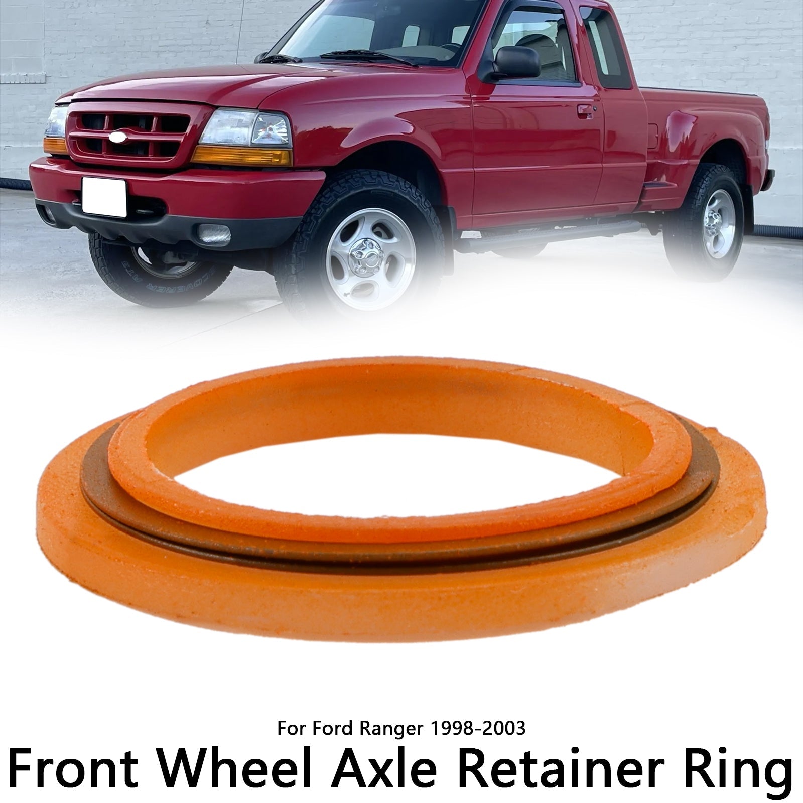 Bague de retenue d'essieu de roue avant, 1 pièce, pour Ford Ranger 1998-2003, F87Z-3B457-AA, F87Z3B457AA, générique