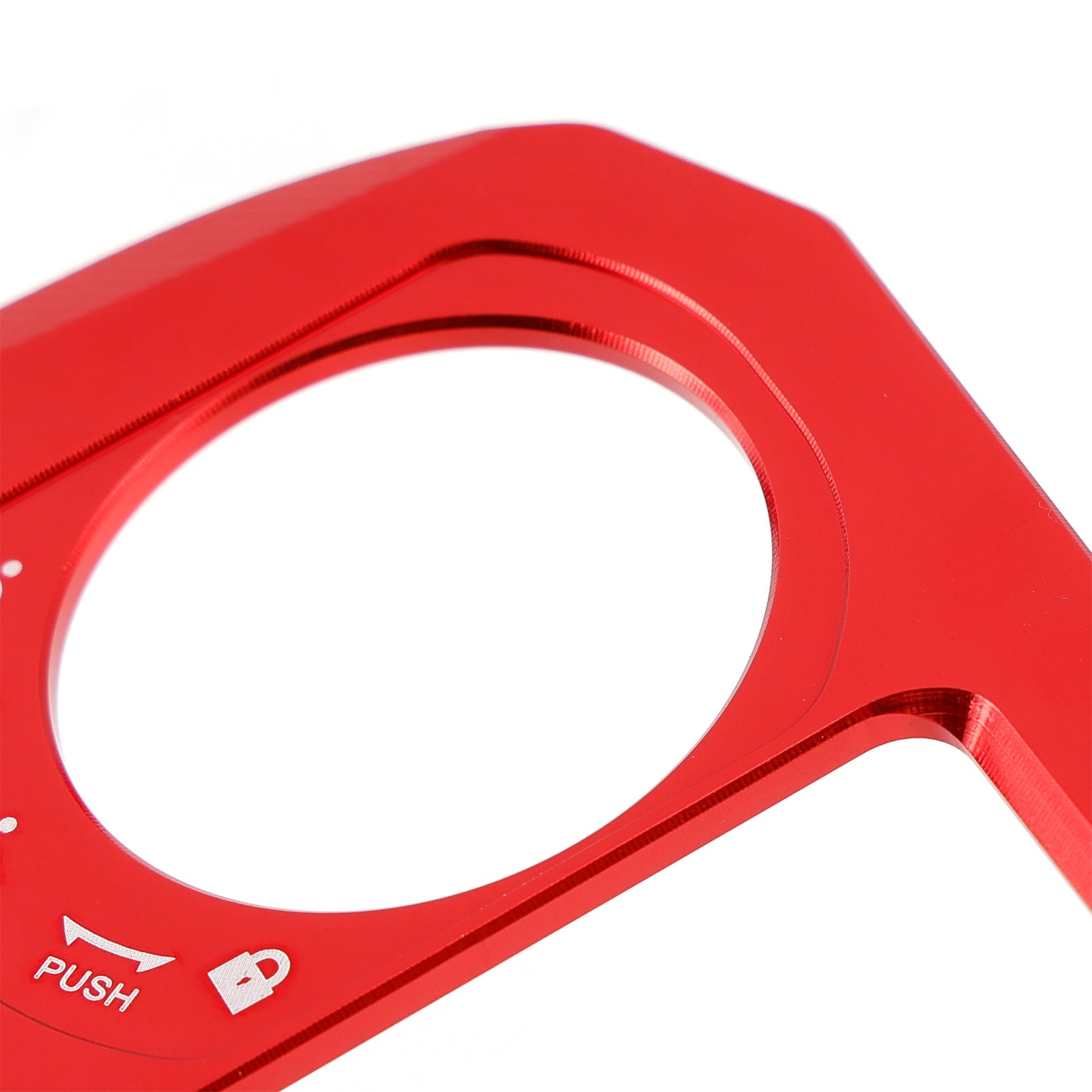 Cache-cylindre de clé en aluminium rouge pour Honda ADV 160 (2022, 2023, 2024)