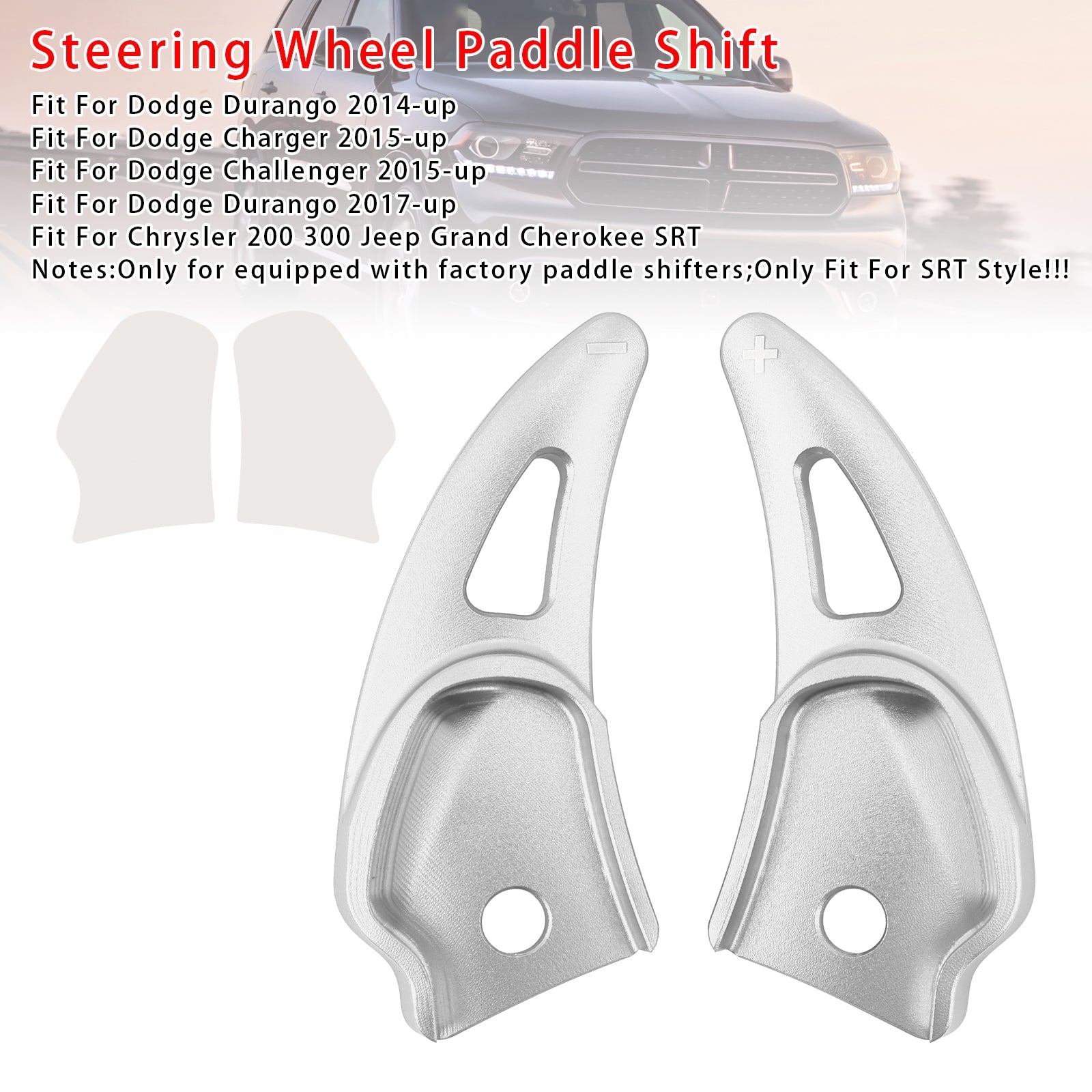 Extensión de paletas de cambio de engranaje de aluminio para Challenger Charger Durango SRT