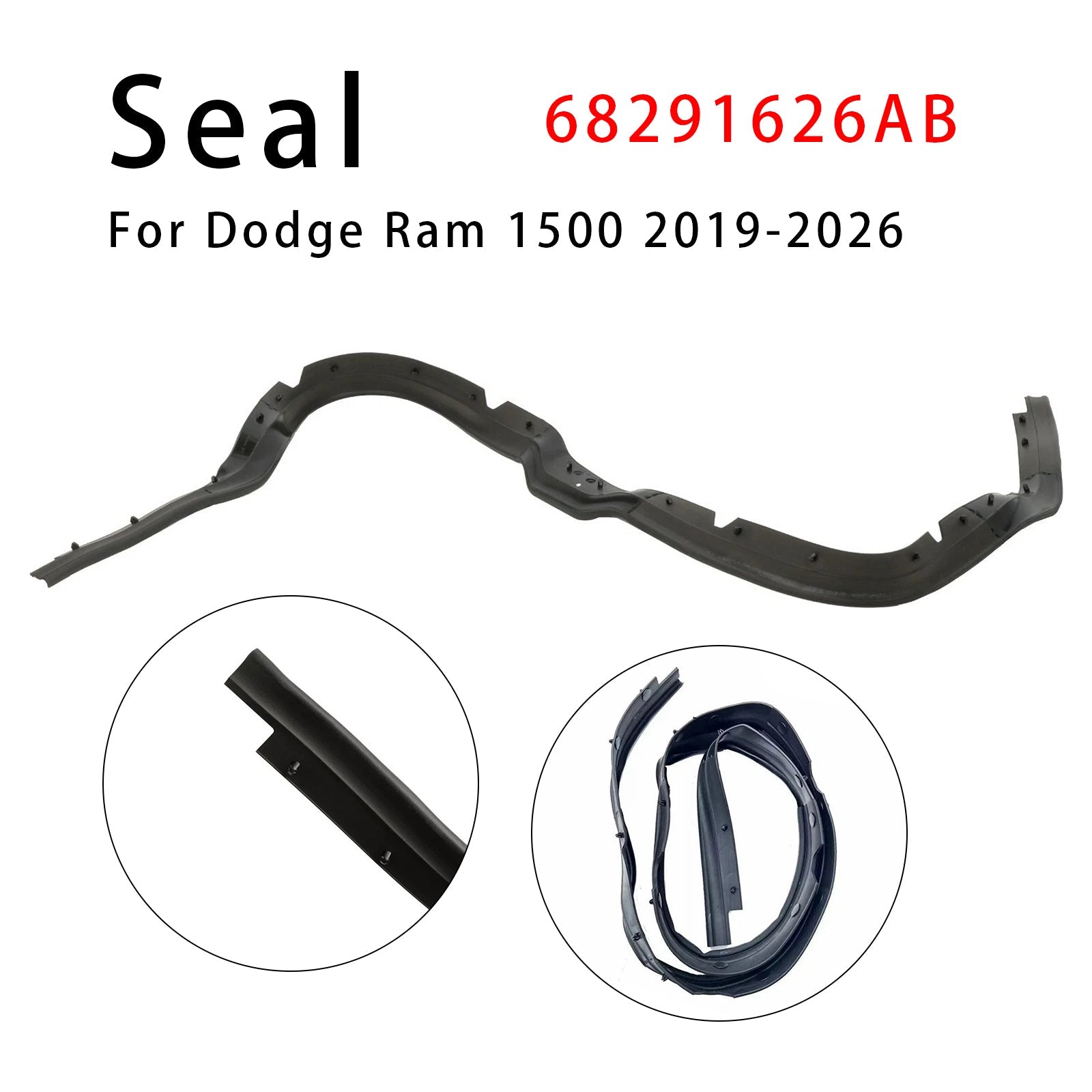 Konepellin tiiviste 68291626AB Dodge Ram 1500 2019-2026