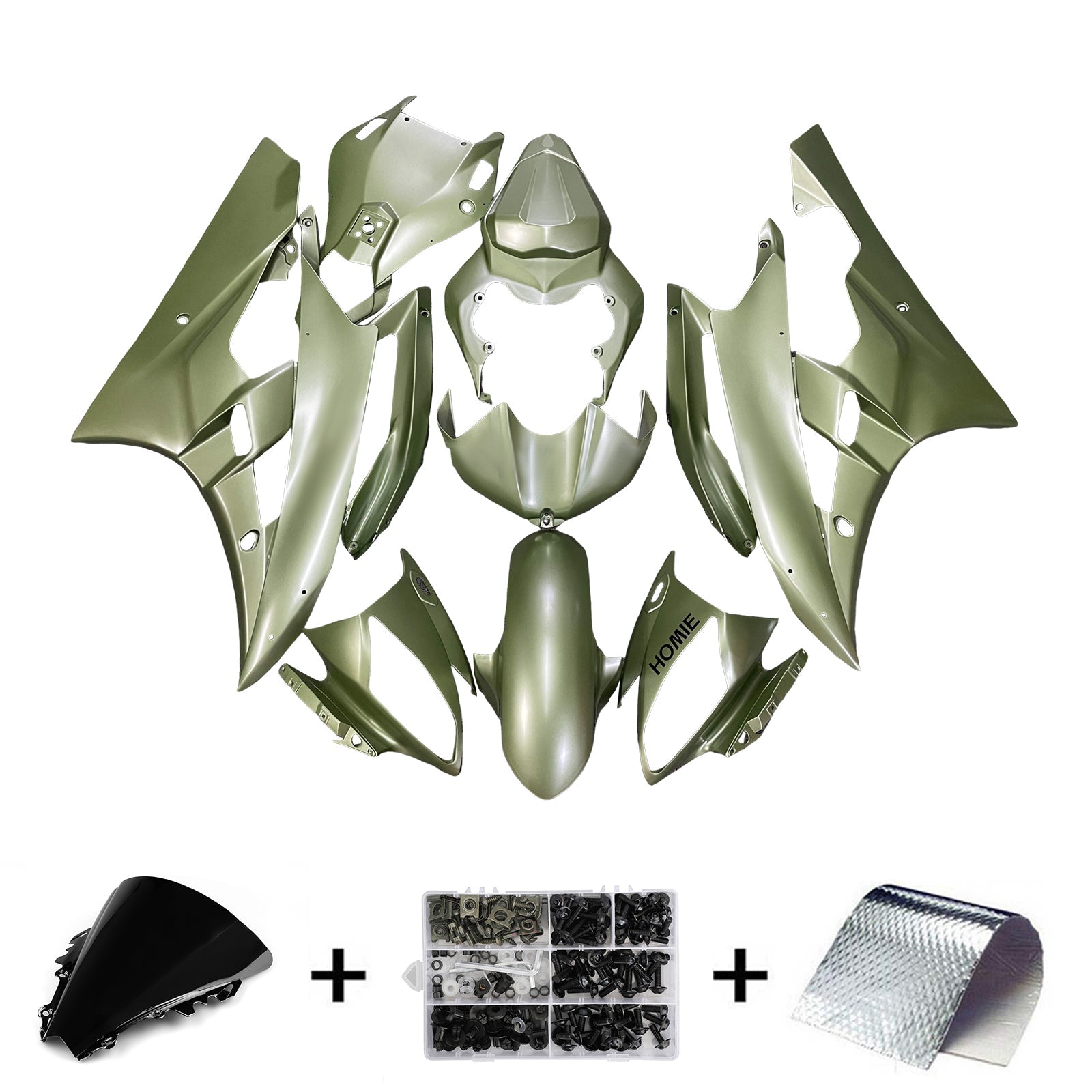 Komplet oklepa iz ABS plastike za Yamaho YZFR6 YZF-R6 2006-2007