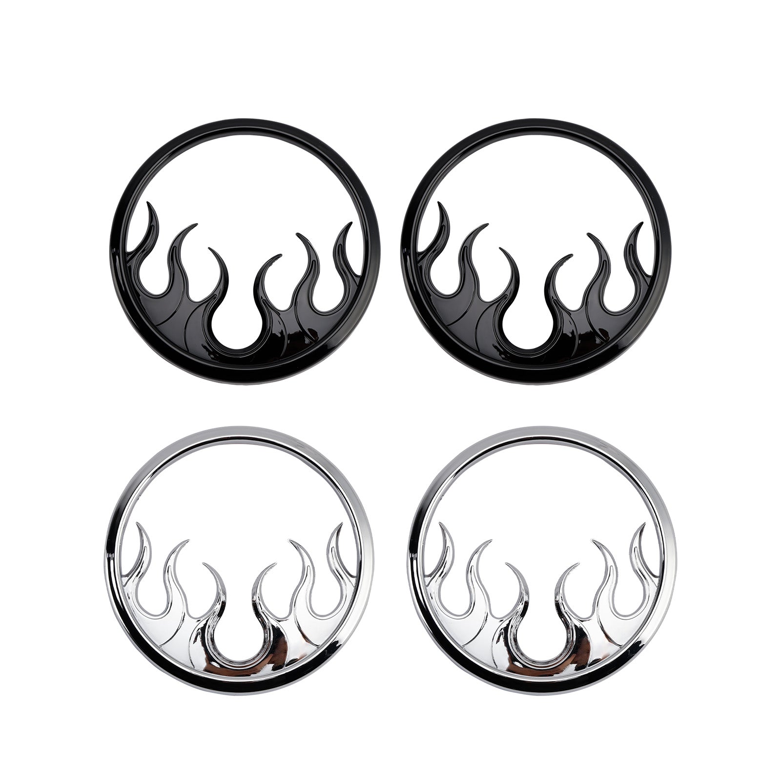 Flame Speaker Grills Decoratieve rand voor Touring Electra Glide Ultra Classic