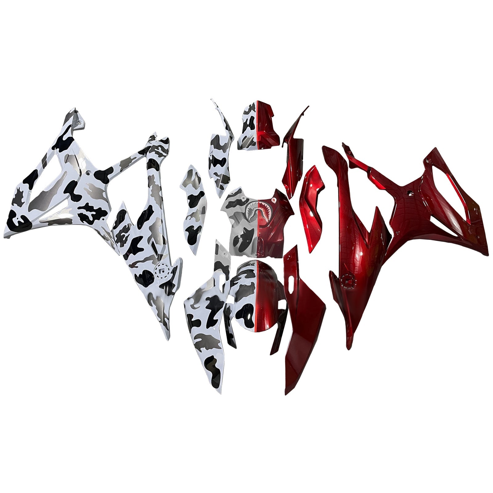 Kit de carénage d'injection pour BMW M1000RR S1000RR 2019-2022 Carrosserie Plastique ABS