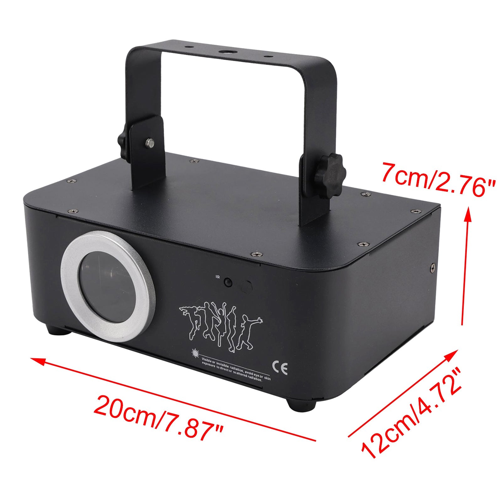 Proiettore scenico RGB a colori dinamici da 500 MW con effetti visivi per spettacoli 3D.