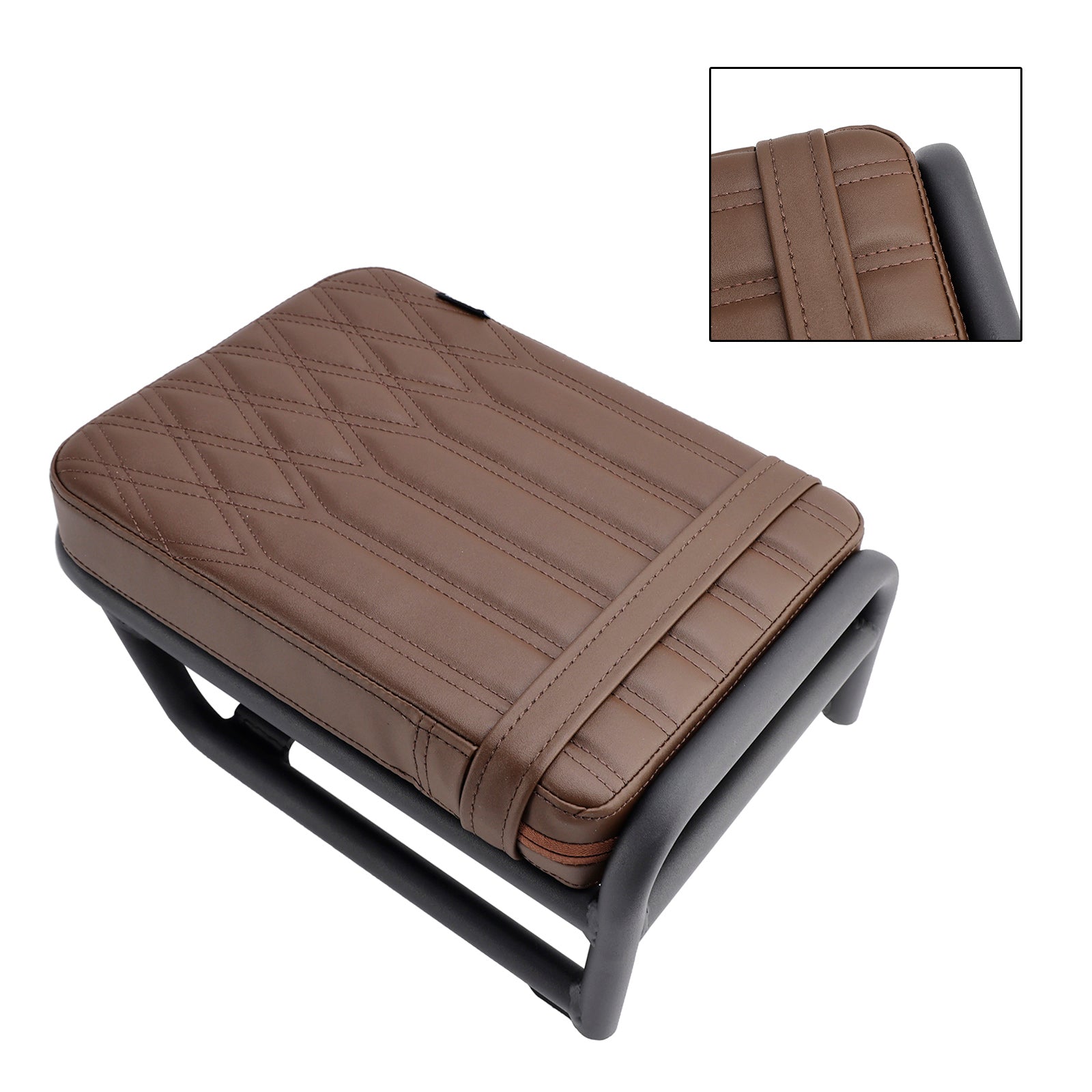 Coussin de siège passager arrière plat marron pour HONDA CT125 Huntercub 125 2020-2023